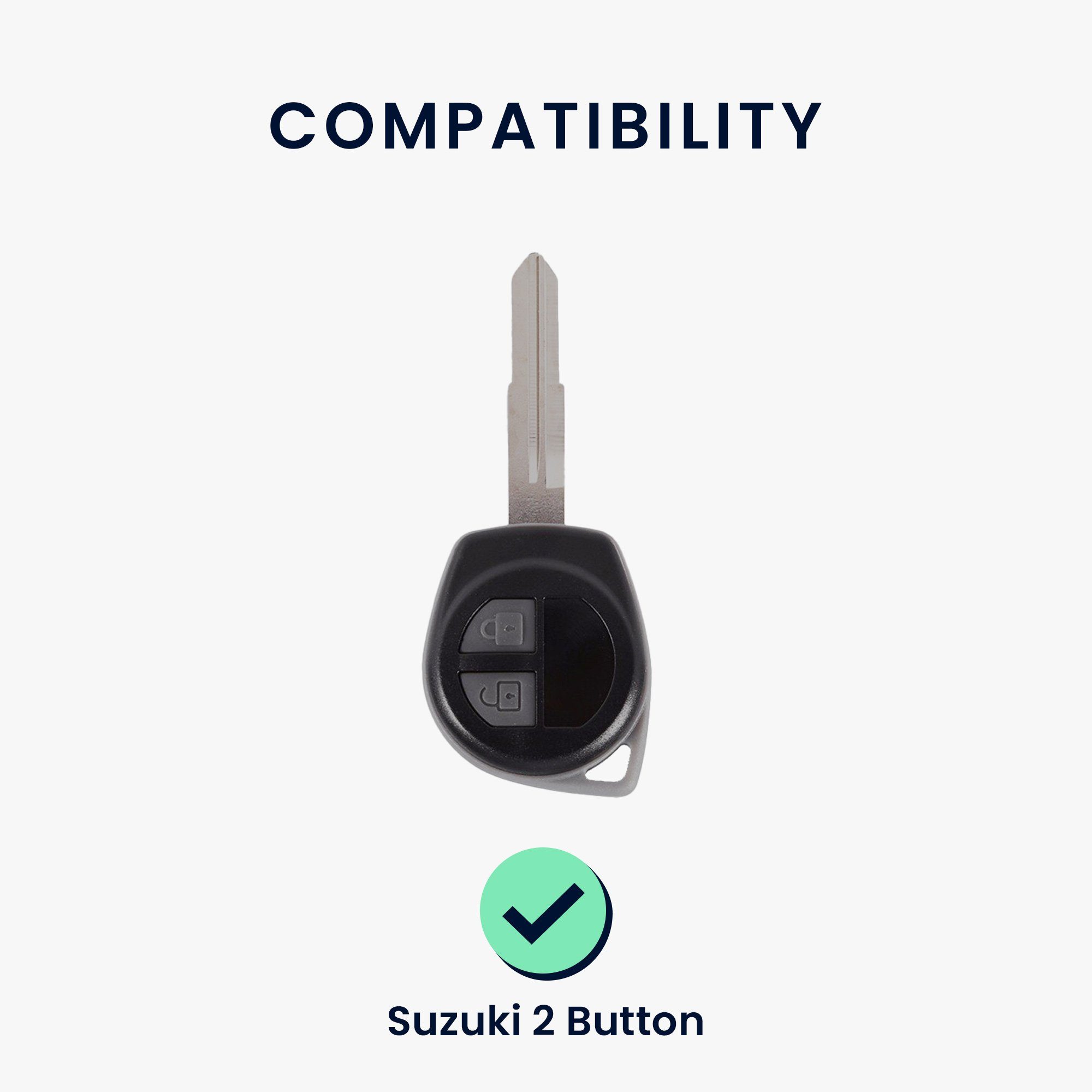 Suzuki kwmobile Schlüsselhülle Autoschlüssel Hülle Schlüsseltasche Opel, Cover Silikon für