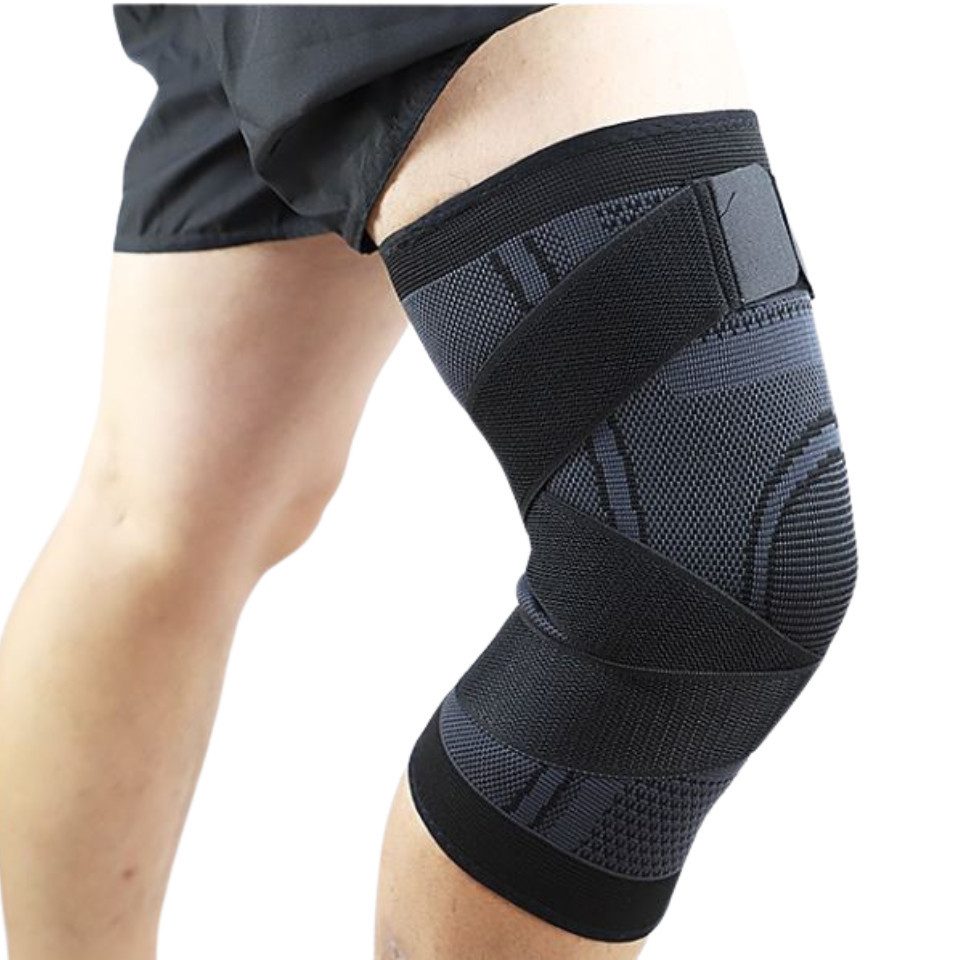 Rötting Design Kniebandage 3D-Kniebandage, Kompression, Knieschutz, Sportbandage Kniestütze, verschiedene Größen zur Auswahl, Farbe: schwarz