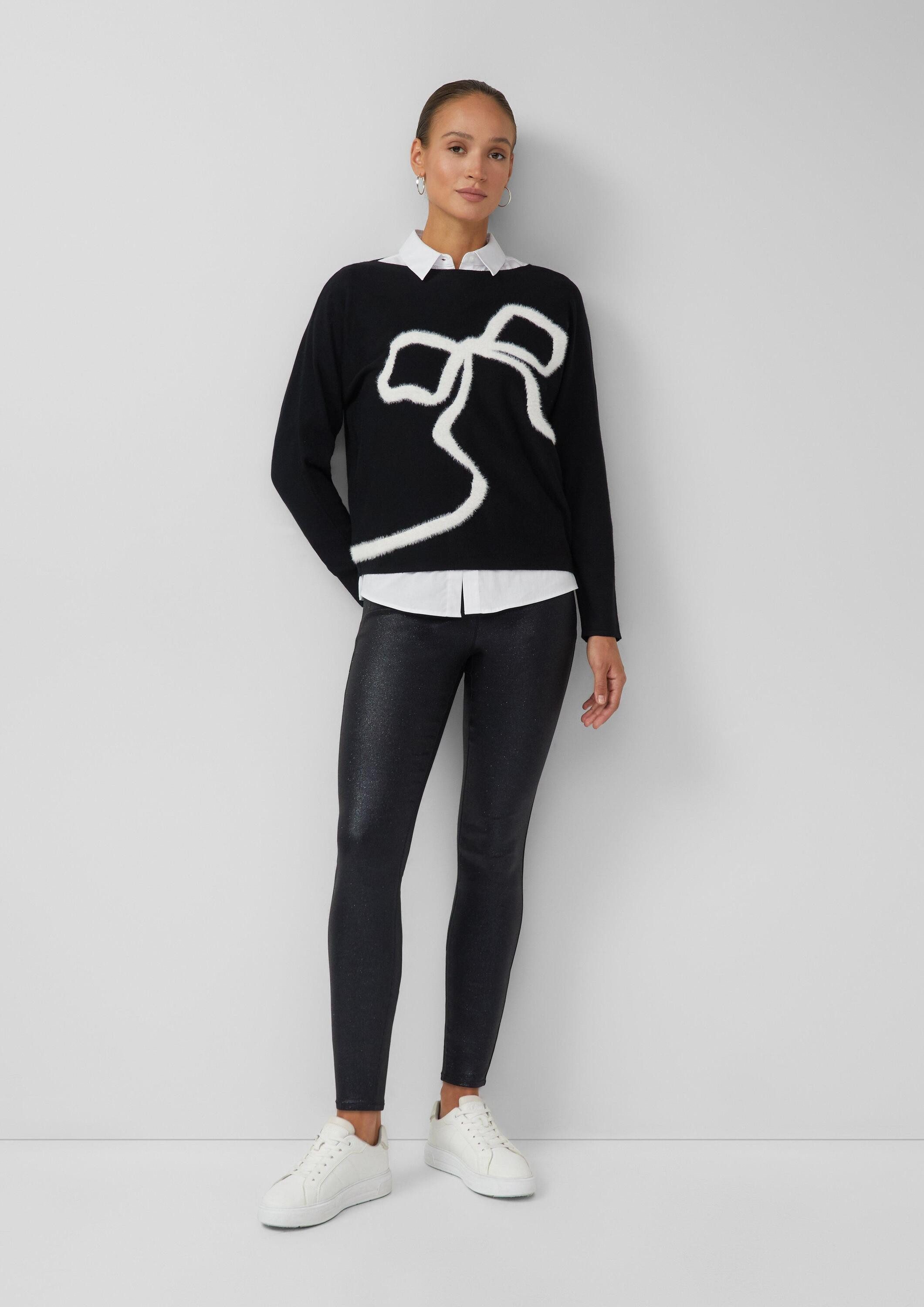 s.Oliver Leggings Hose Hose im Skinny Fit mit Glitzer-Coating und seitliche günstig online kaufen