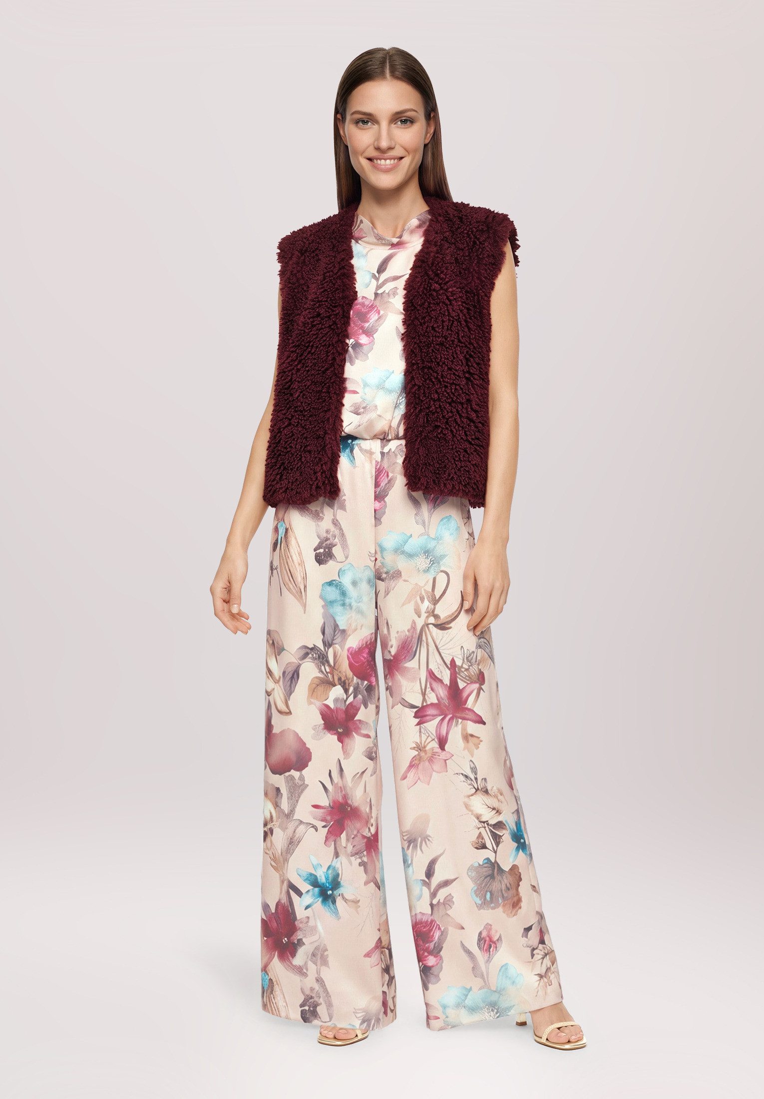 Vera Mont Strickweste Damen unifarben