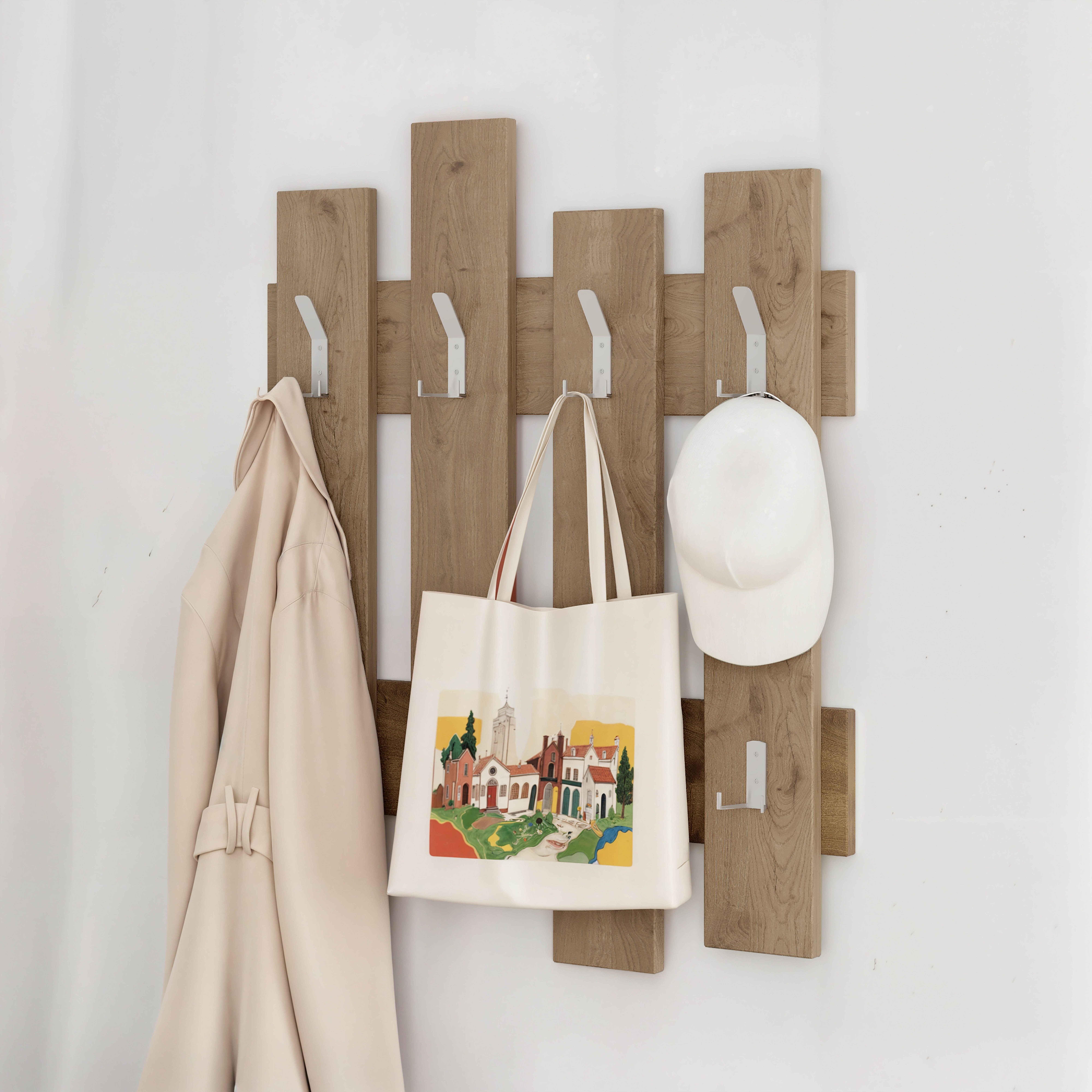 Decortie Wandgarderobe Wave, Aufhänger/ Hänger, 64 x 4 x 81 cm günstig online kaufen