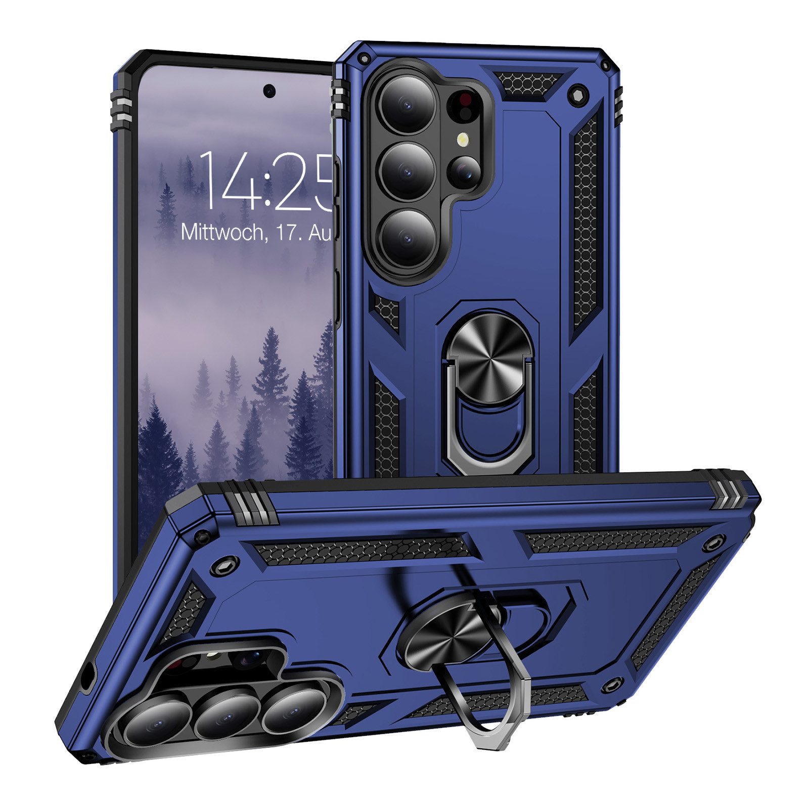 Tec-Expert Handyhülle Outdoor Cover Hülle für Samsung Galaxy S26 Ultra, Premium Schutz Hülle aus verstärktem Polycarbonat