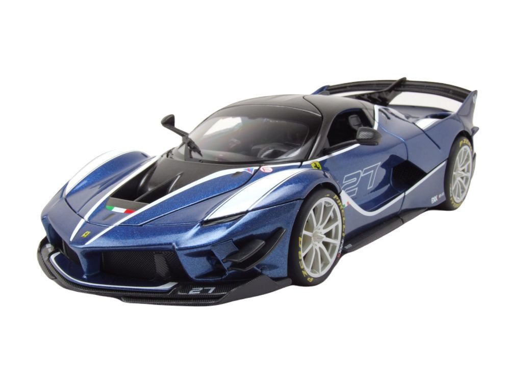 Modellauto Ferrari FXX K Evo #27 blau