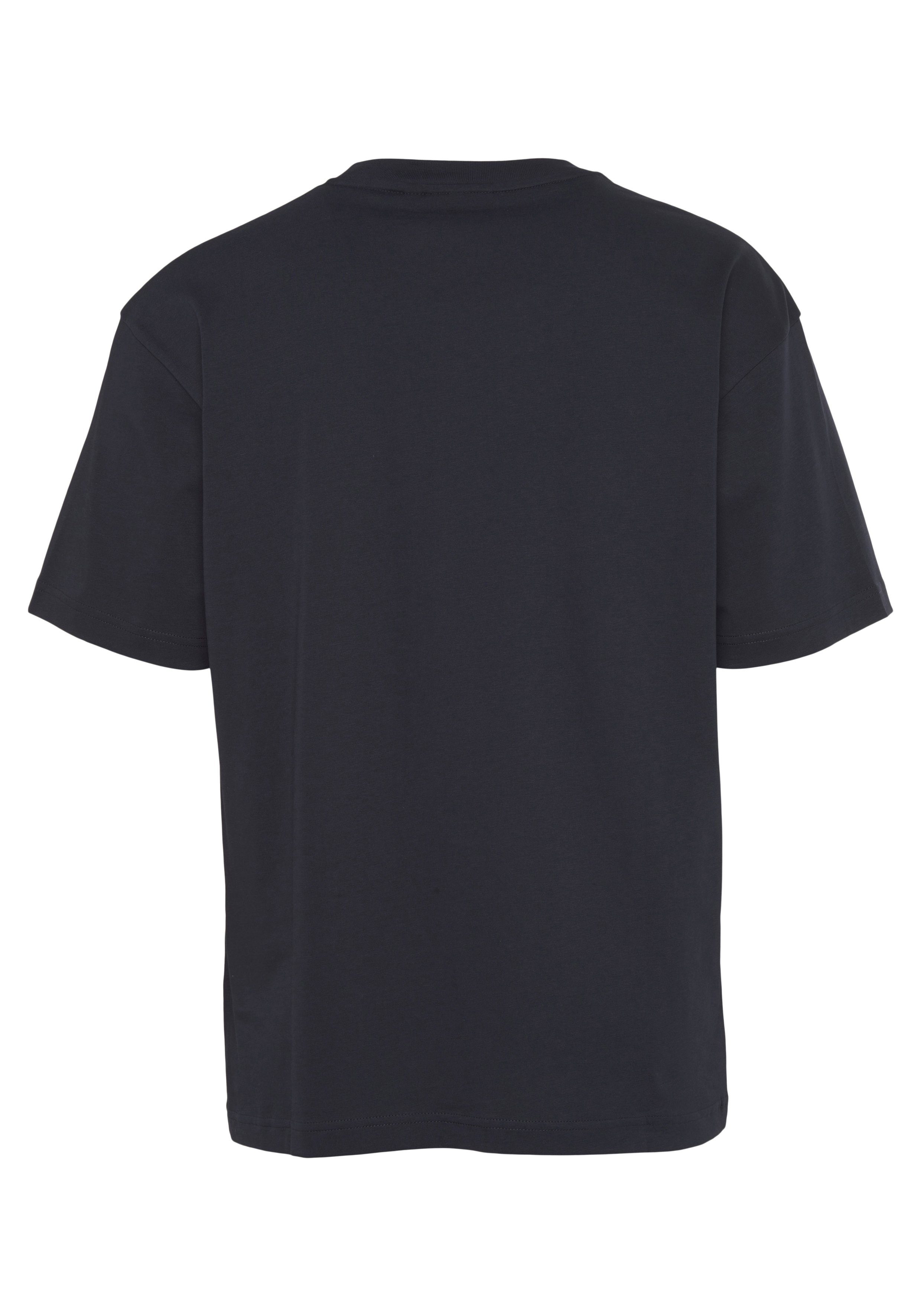 Calvin Klein T-Shirt HERO LOGO Markenlabel Night Sky COMFORT aufgedrucktem T-SHIRT mit