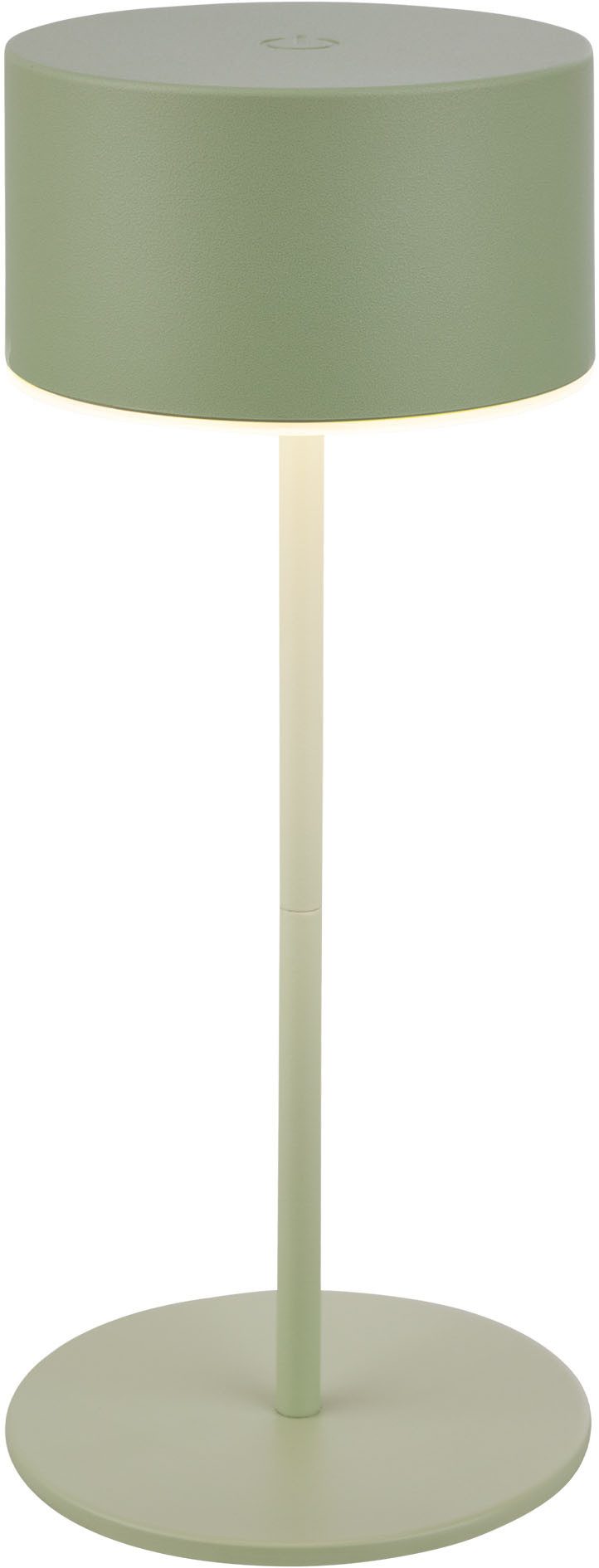 Briloner Leuchten LED Tischleuchte KIRA, LED wechselbar, Warmweiß, 8x19 cm, Akku tauschbar, Indoor/Outdoor, Wohnzimmer, Flur, Balkon