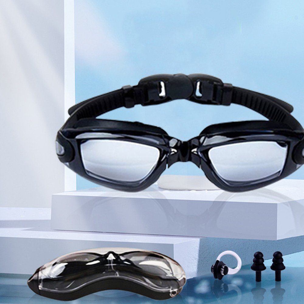 Schwimmbrillen TS Mirror XDeer Spiegel Schwimmbrille Schwimmbrille Aufbewahrungsbox, Erwachsene Profi Komfort für mit mit