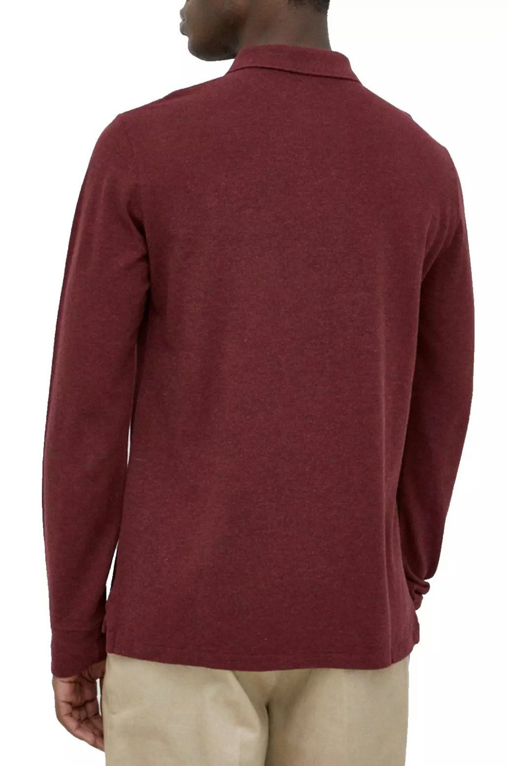 Polo Ralph Lauren Langarm-Poloshirt Herren Hemd Slim-Fit Weich, atmungsaktiv und angenehm auf der Haut – Bild 3 von 5