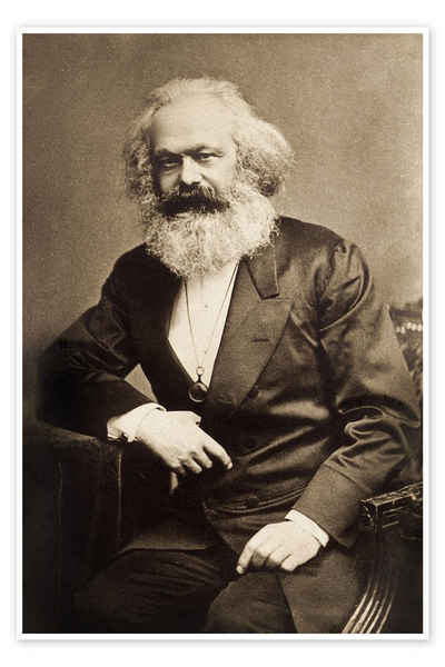 Posterlounge Poster Bridgeman Images, Karl Marx II, Fotografie