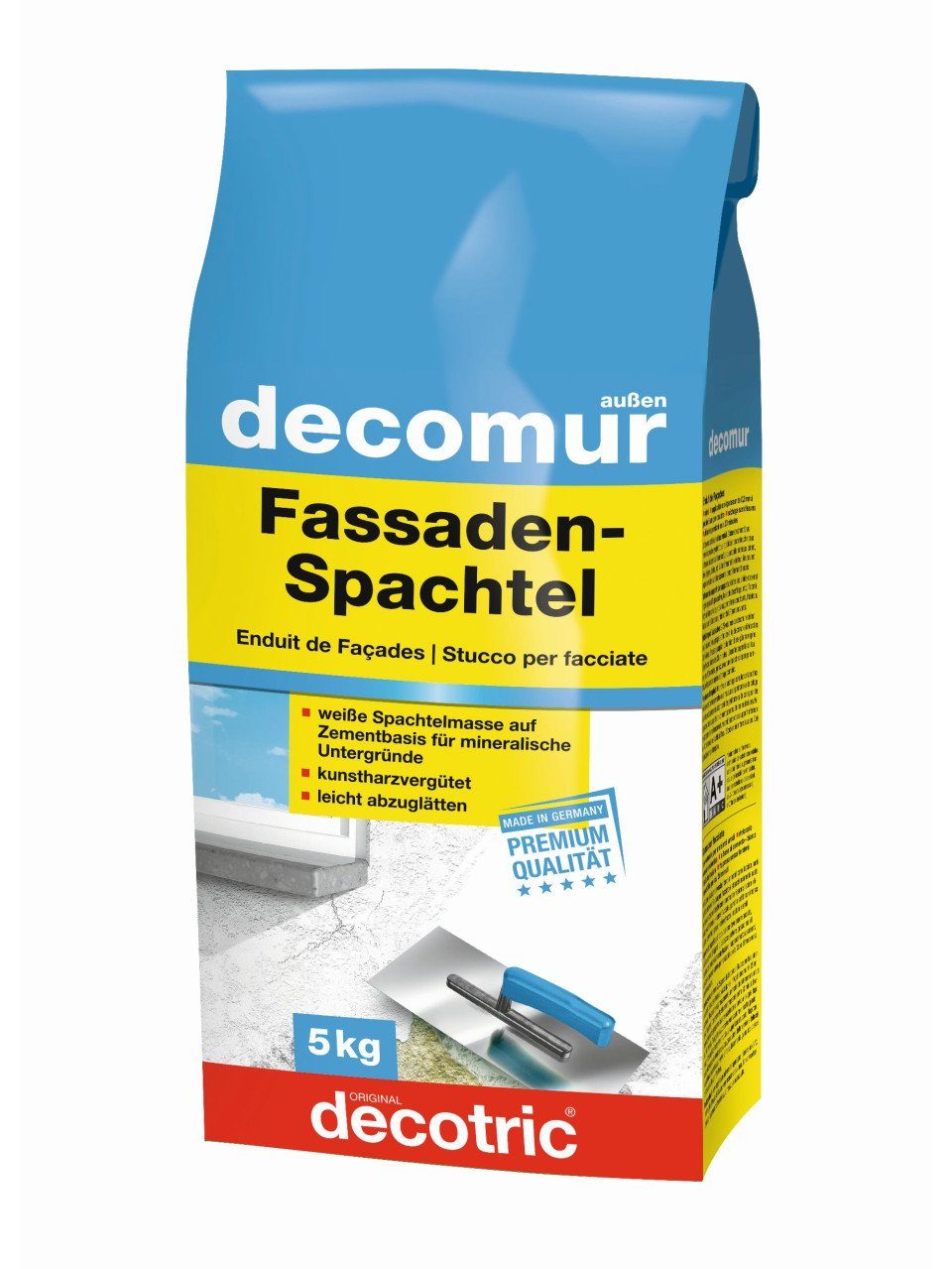decotric® Spachtelmasse Decotric Decomur Fassadenspachtel Außen günstig online kaufen