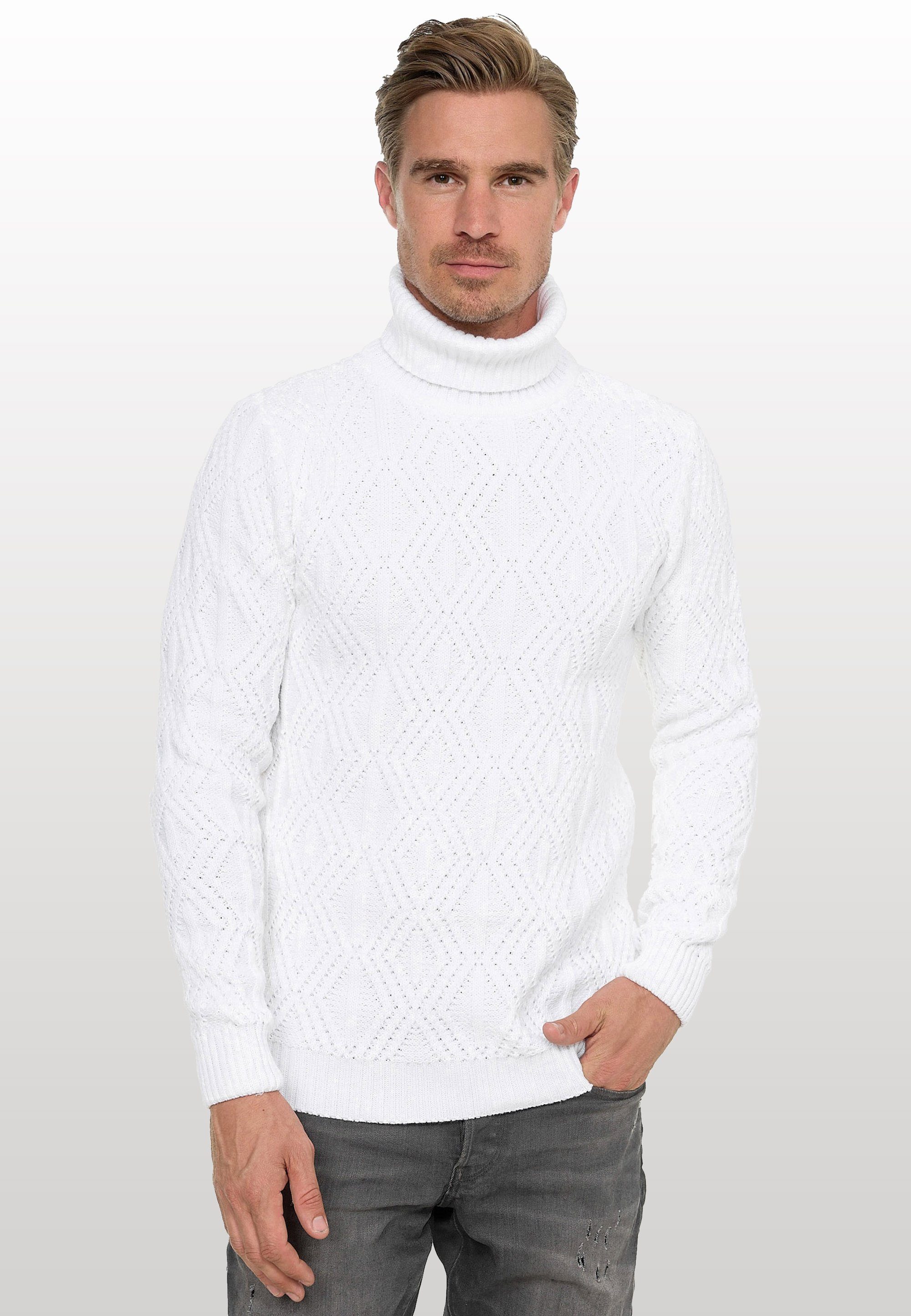 Rusty Neal Rollkragenpullover in modischem Design