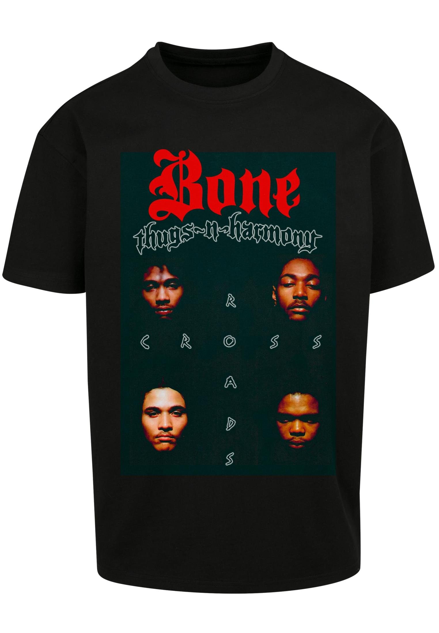 (1-tlg) MisterTee Kurzarmshirt Crossroads Tee Bone-Thugs-N-Harmony Oversize Herren