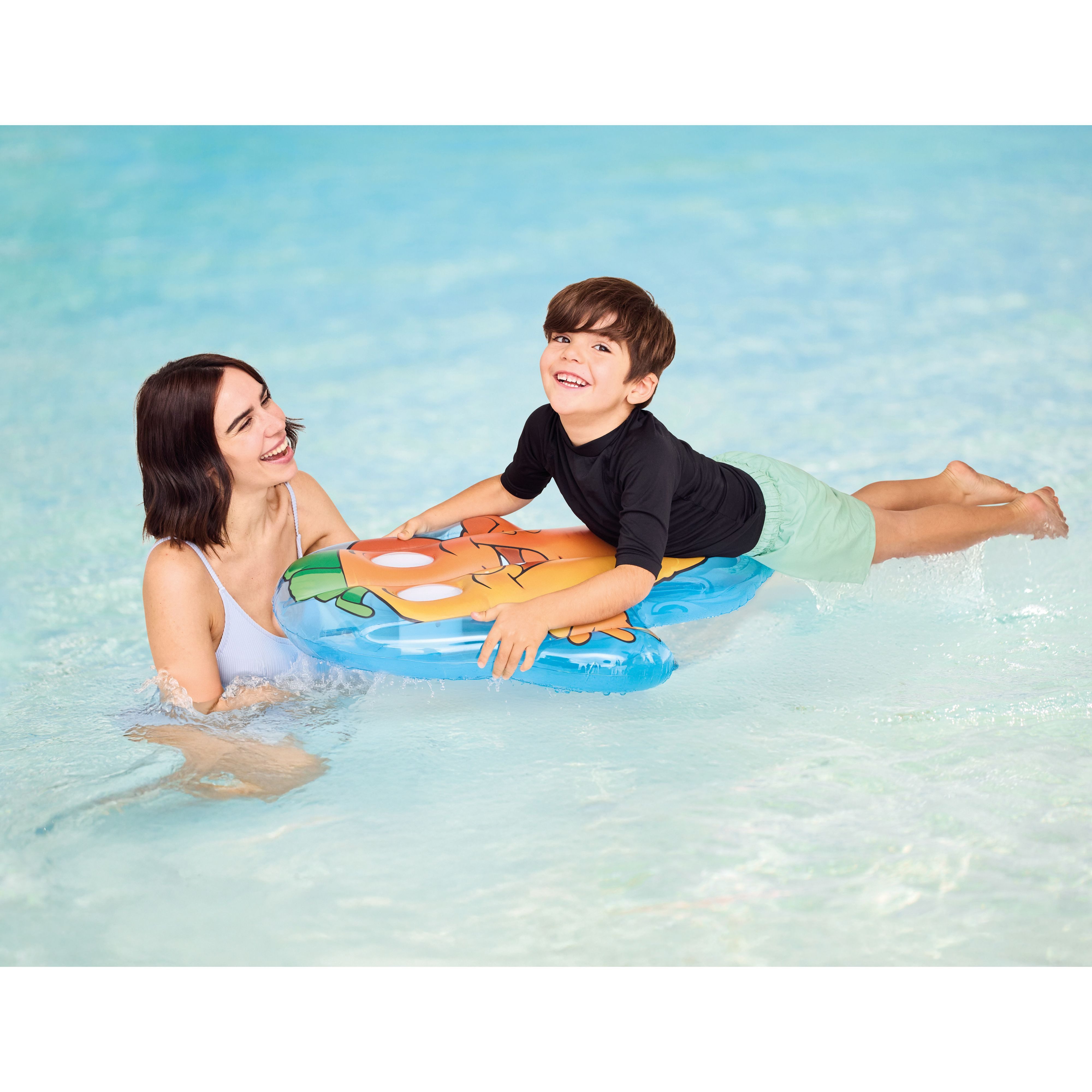 Happy People Luftmatratze Lotti Karotti (orange, 80x54x11cm), mit Wackelaugen