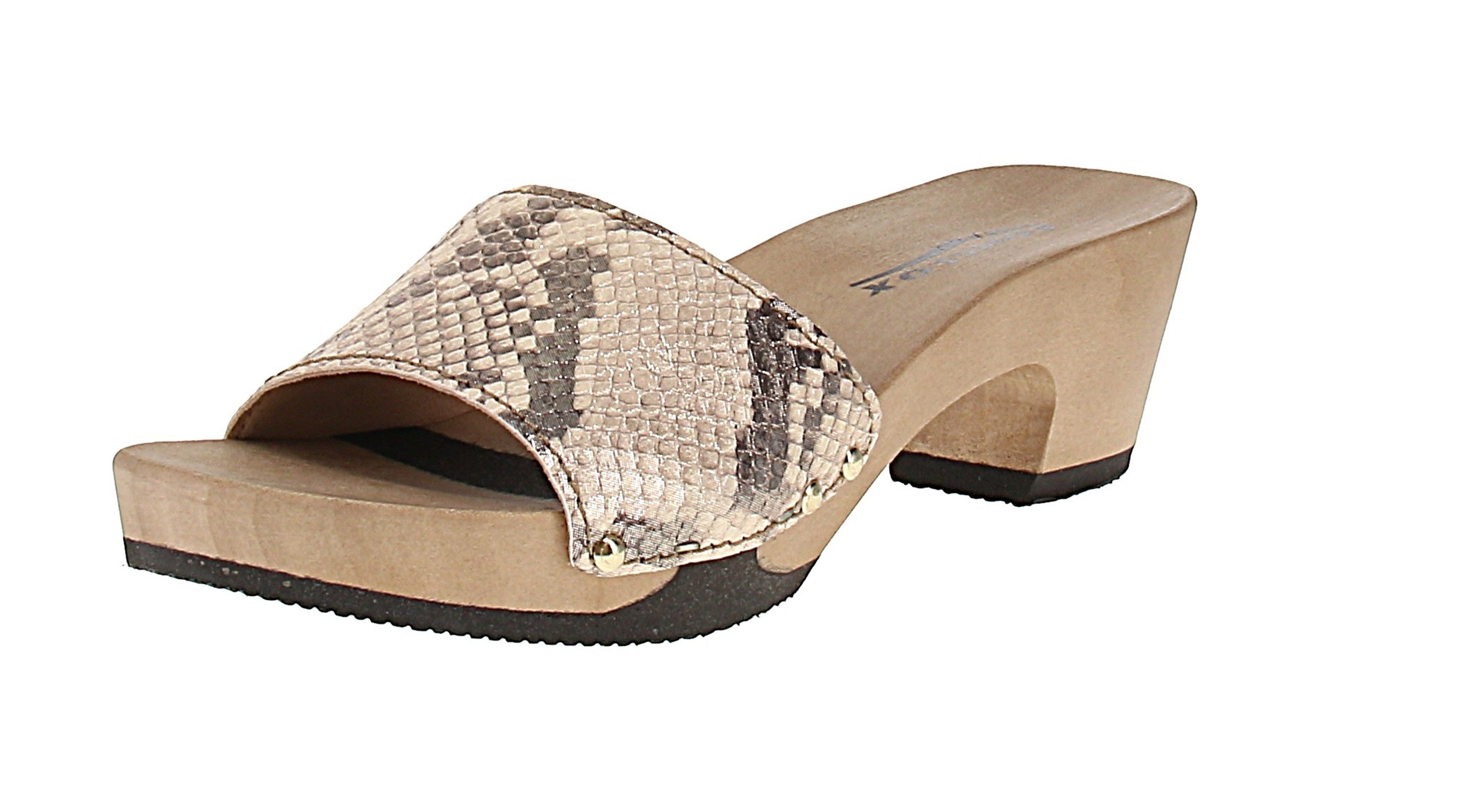 Softclox Softclox S3382 Kelly Schlange - Damen Pantolette - 60-Gold Sandale