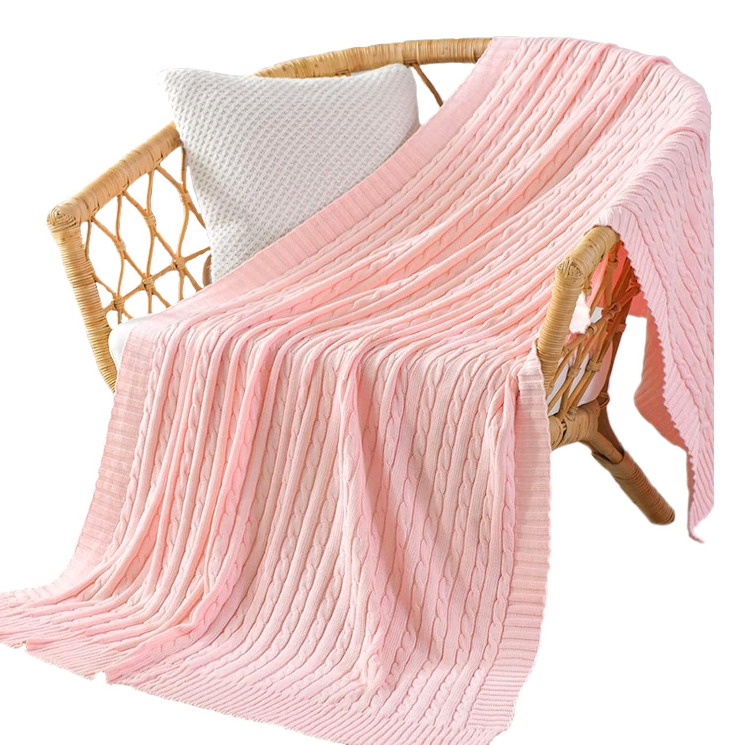 Einschlagdecke Weiche gestrickte Wolldecke, Sofadecke, Schlafdecke, günstig online kaufen