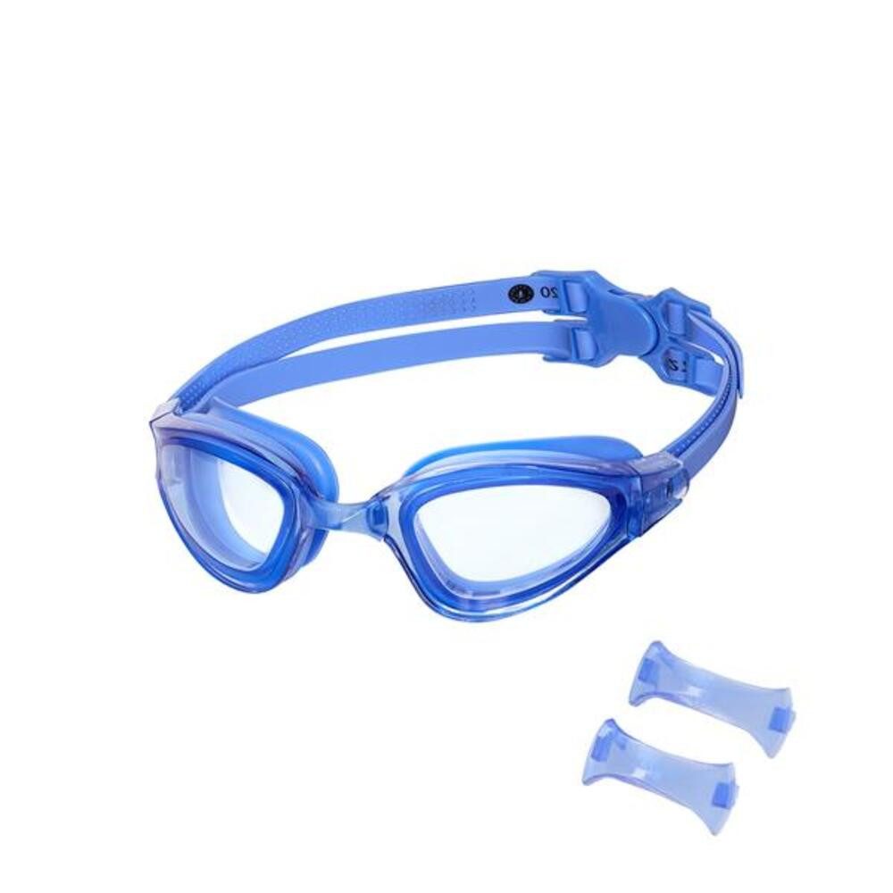 NILS AQUA Schwimmbrille Taucherbrille Schwimmsportbrille, (Spar-Set, 1-St), Anti-Beschlag, UV-Schutz, Silikondichtung