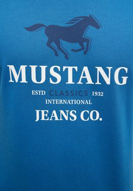 MUSTANG Kurzarmshirt Print-Shirt