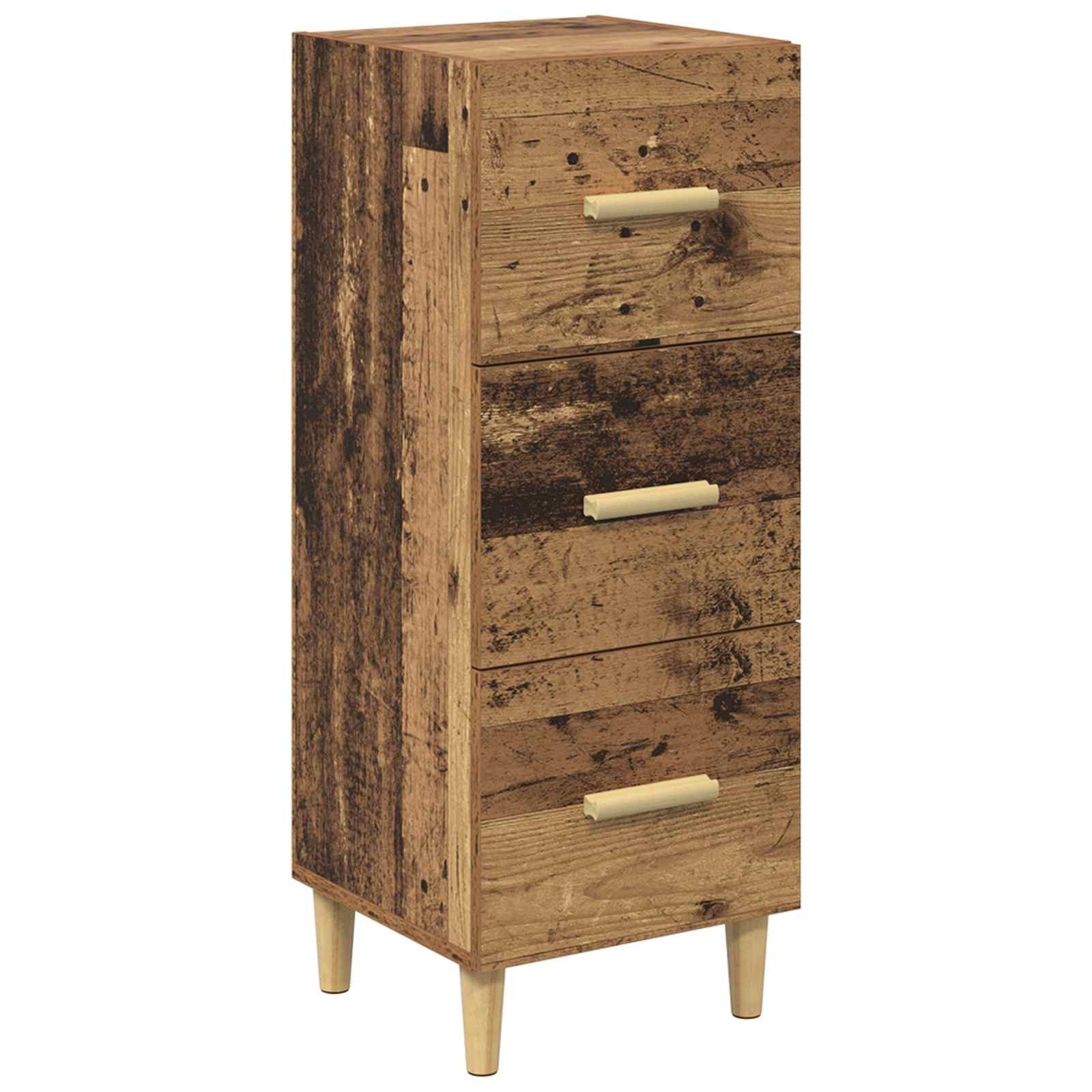 Sideboard Sideboard Altholz 34,5 x 34 x 90 cm Holzwerkstoff