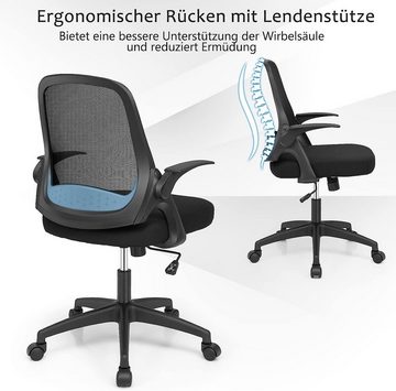 KOMFOTTEU Bürostuhl Schreibtischstuhl, 360° drehbar, bis 150 kg