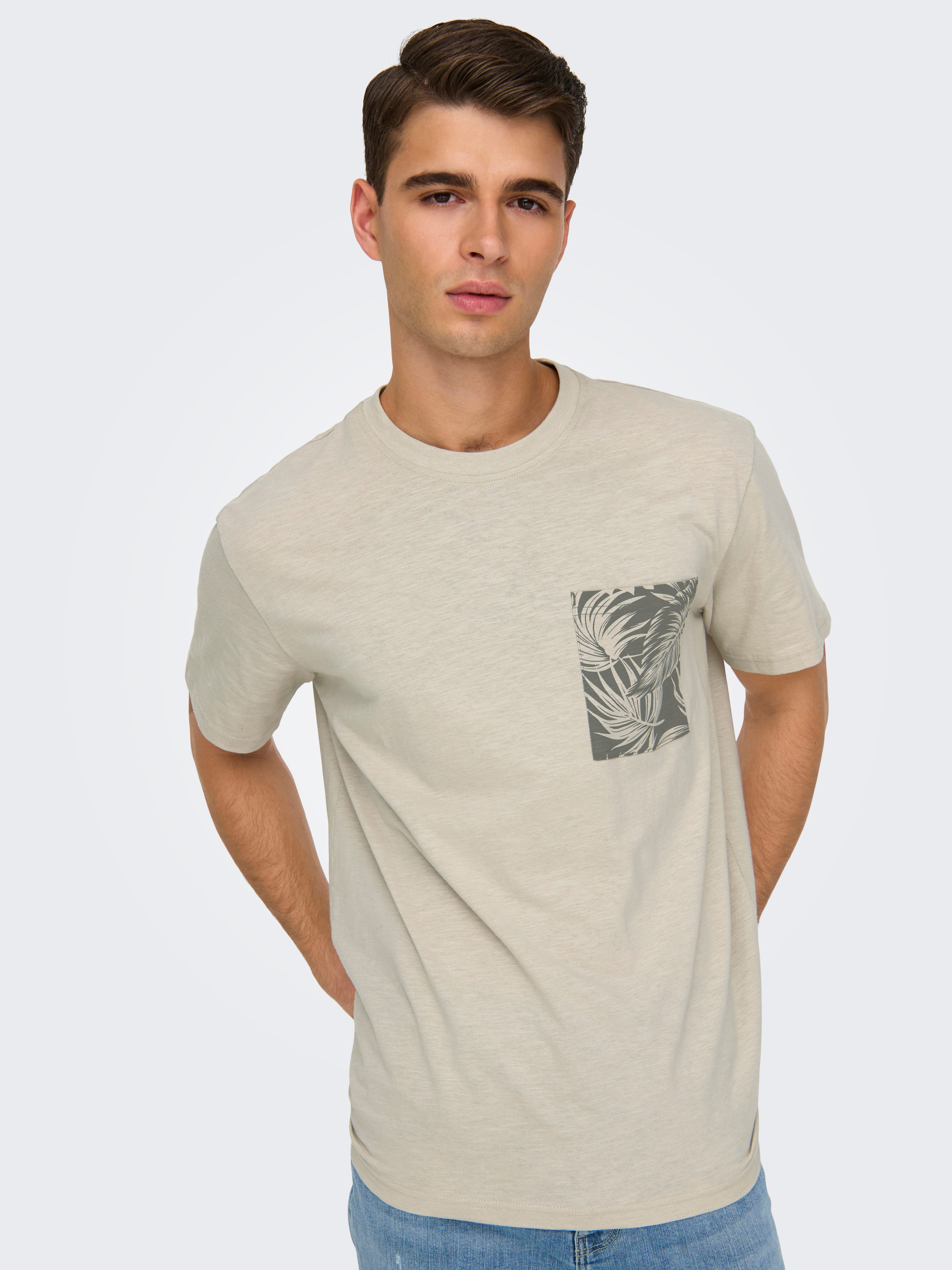 ONLY & SONS Rundhalsshirt ONSPERRY LIFE günstig online kaufen