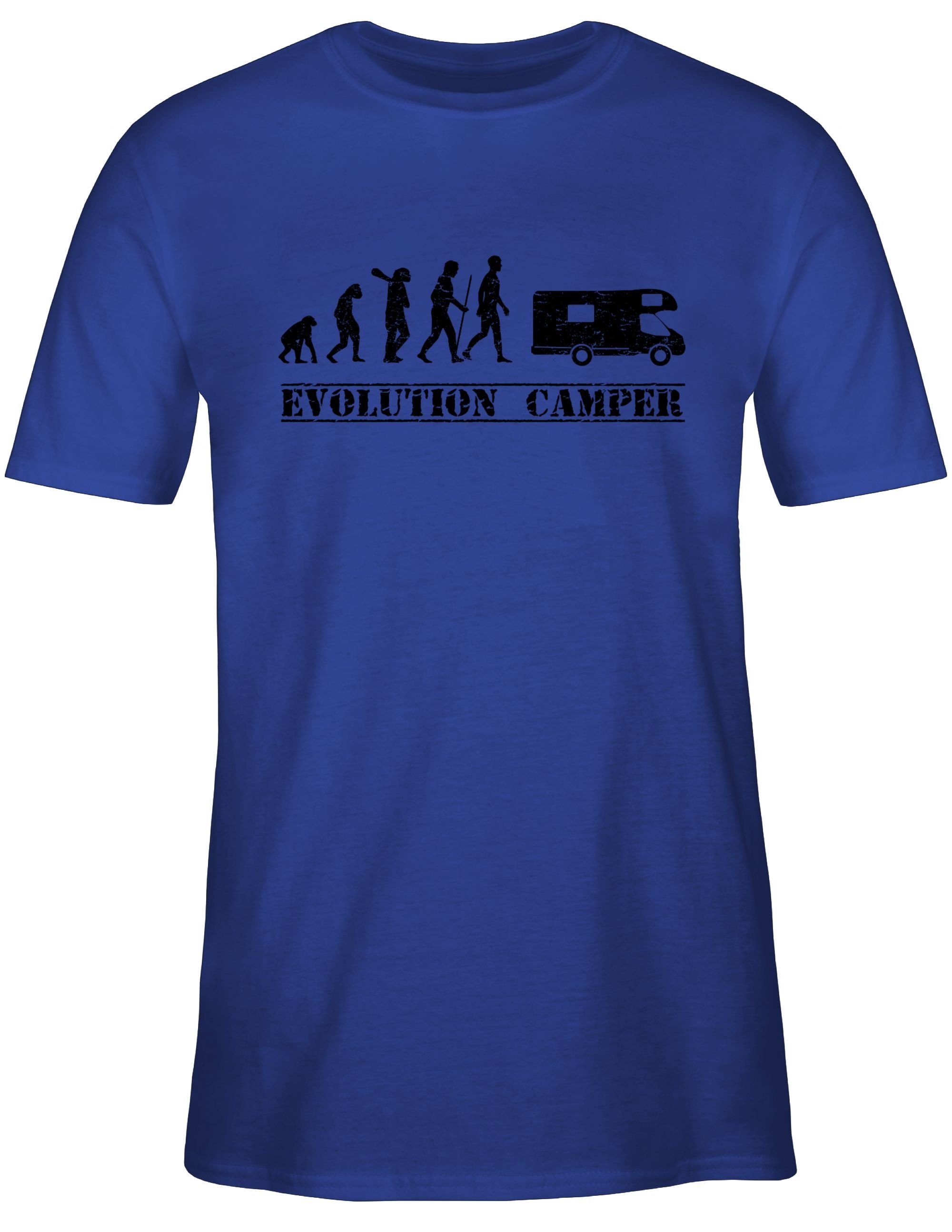 Shirtracer T-Shirt Evolution Camper Evolution Outfit günstig online kaufen