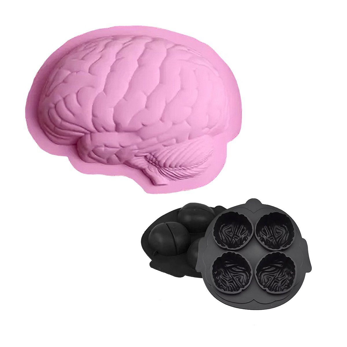 Metamorph Backform Gehirn Silikon Backform Set - Halloween Kuchen, Halloween Kuchen
