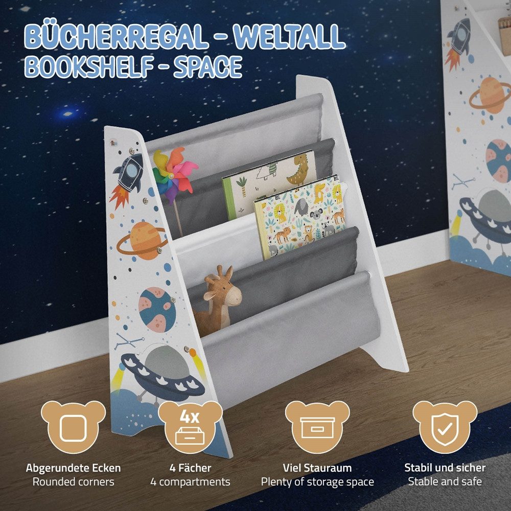 Joyz Spielzeugtruhe Kinderregal Kindermöbel Kinderzimmerregal Spielzeug günstig online kaufen
