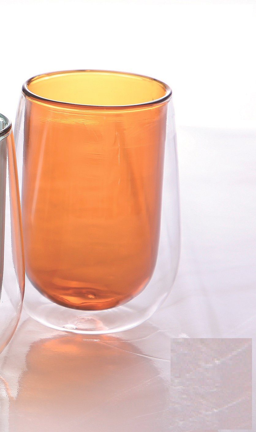 ZELLERFELD Thermoglas 2er Стекло-Set Doppelwand Glas Cift Camli Bardak 300 ml