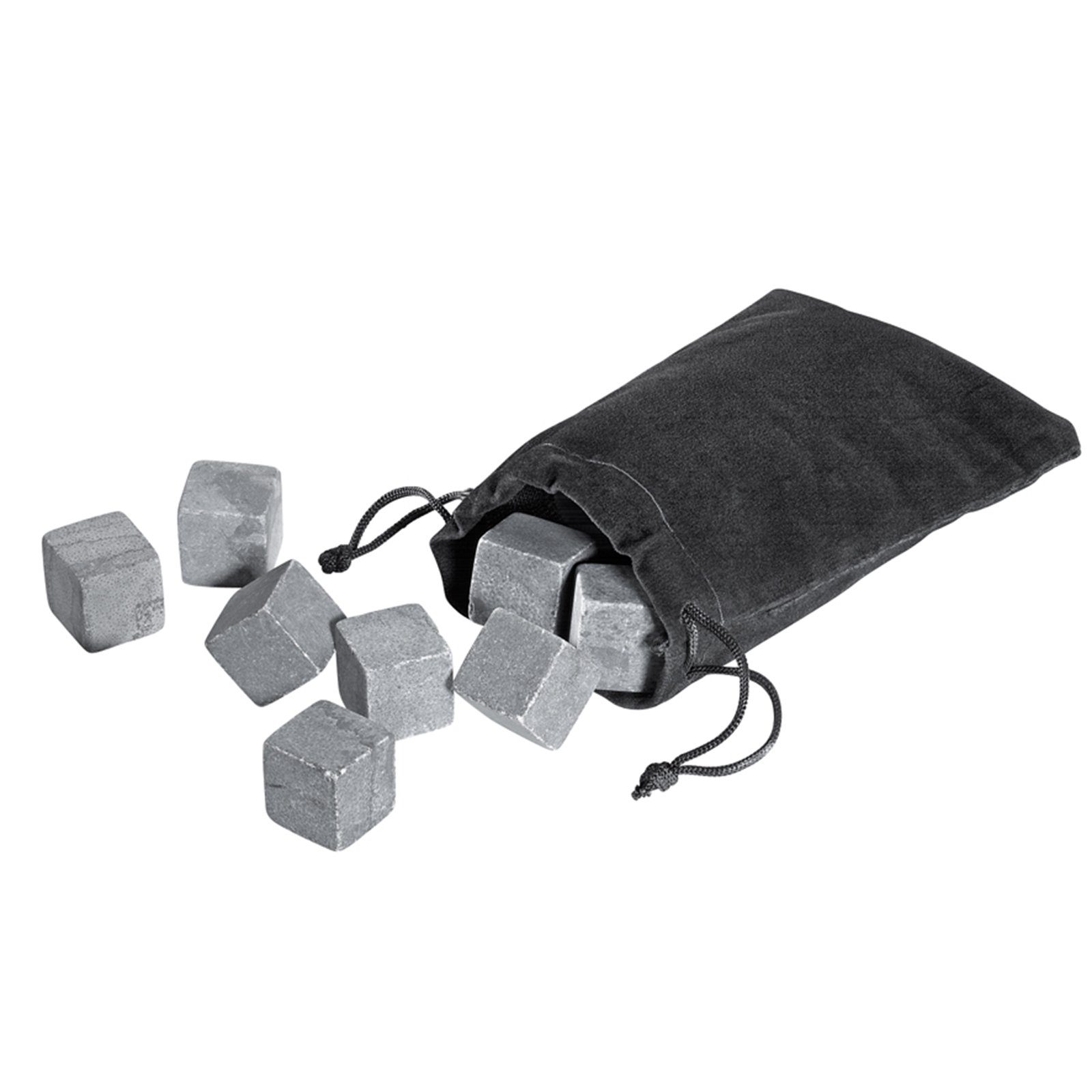 COOL ROCKS, 9er-Set Kühlsteine (9-tlg) Cilio Granit, Eiswürfelbehälter