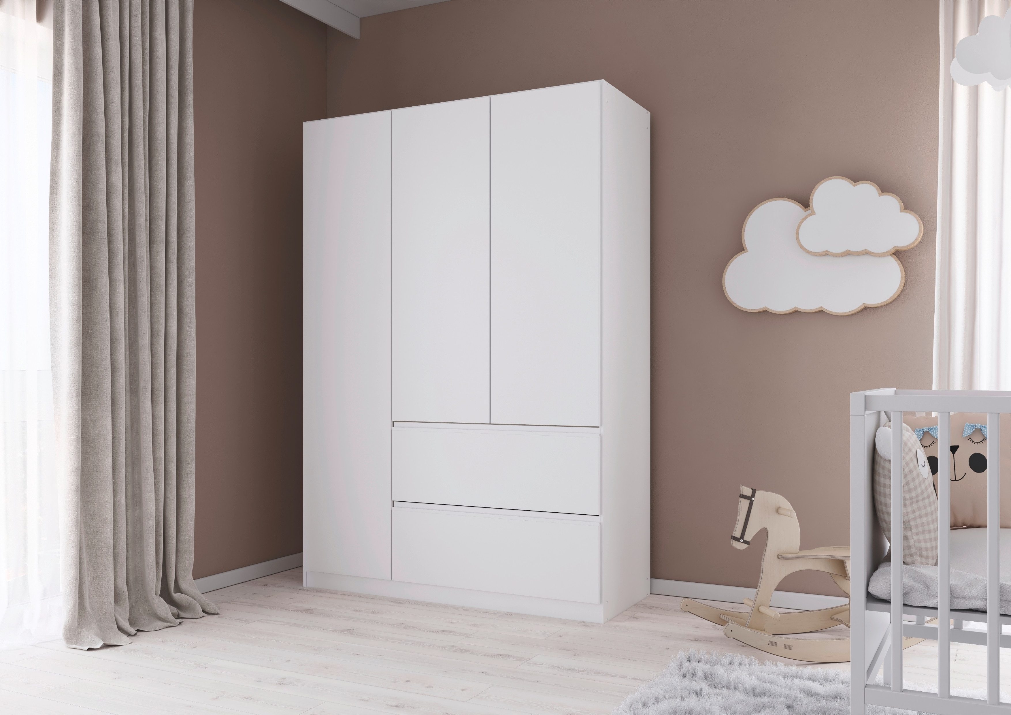 rauch Drehtürenschrank Kleiderschrank Schrank Garderobe Wäscheschrank günstig online kaufen