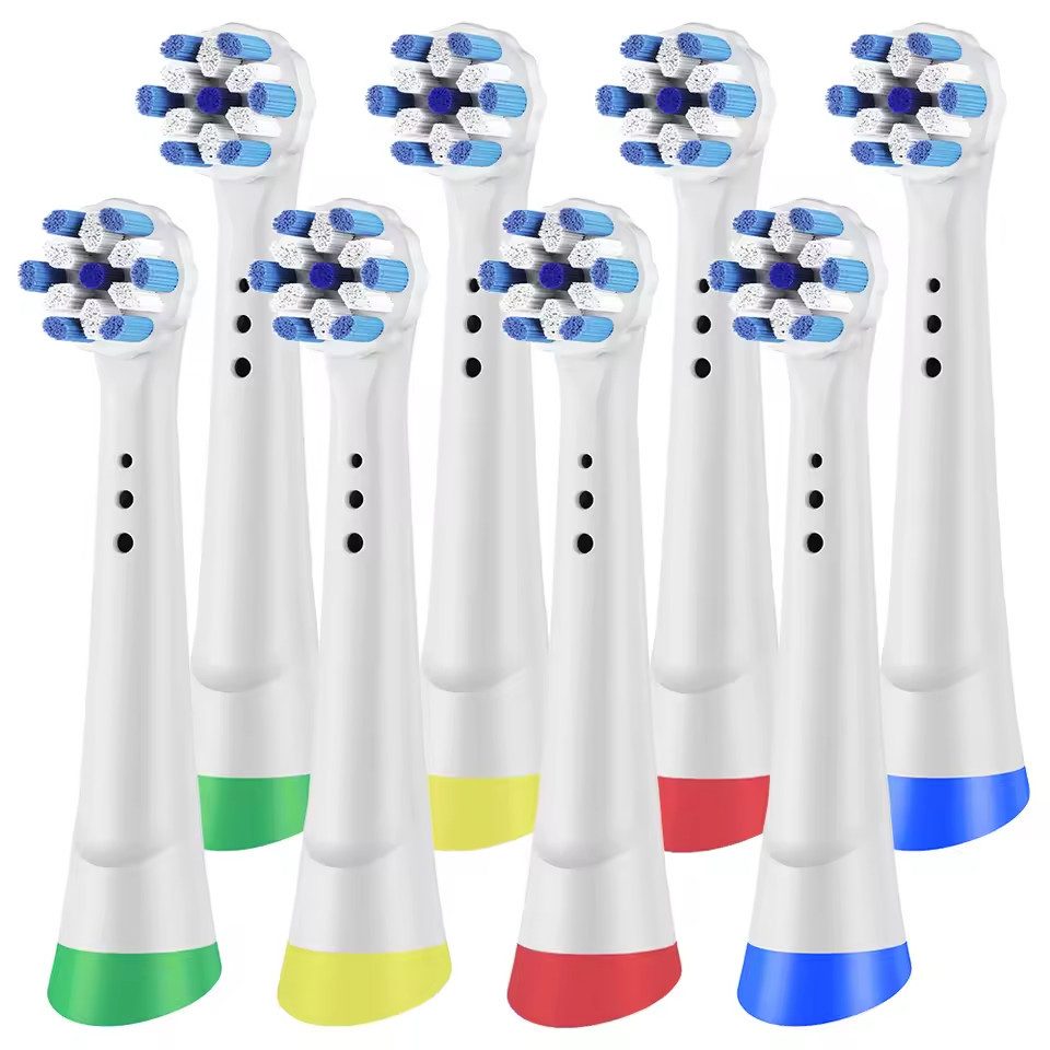 Athlix Aufsteckbürsten 8x Aufsteckbürsten Kompatibel mit Oral B IO - Ersatzbürsten, kompatibel mit Oral B IO Serie 3/4/5/6/7/8/9/10