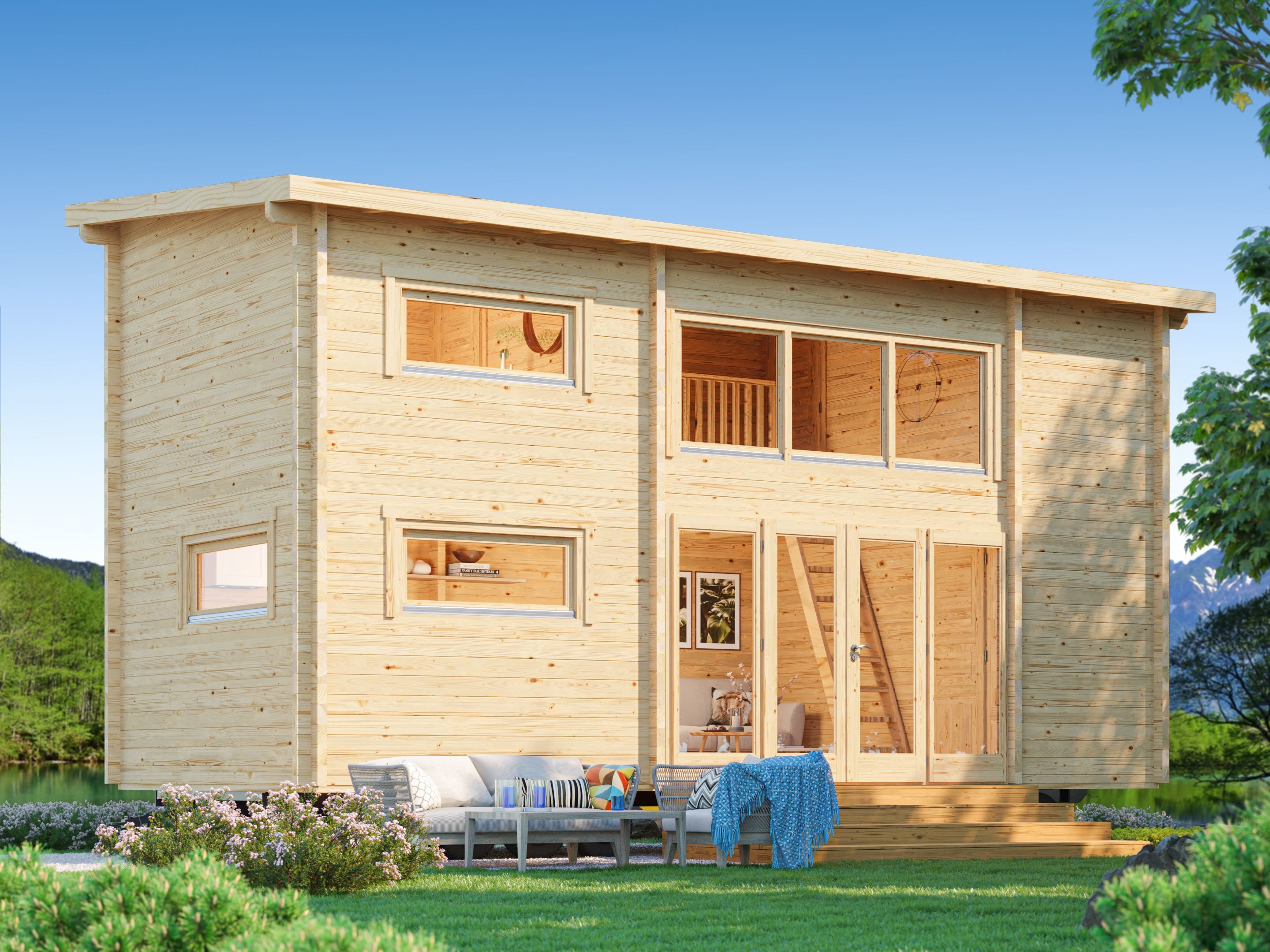 Fjordholz Gartenhaus Dream Big 70 A