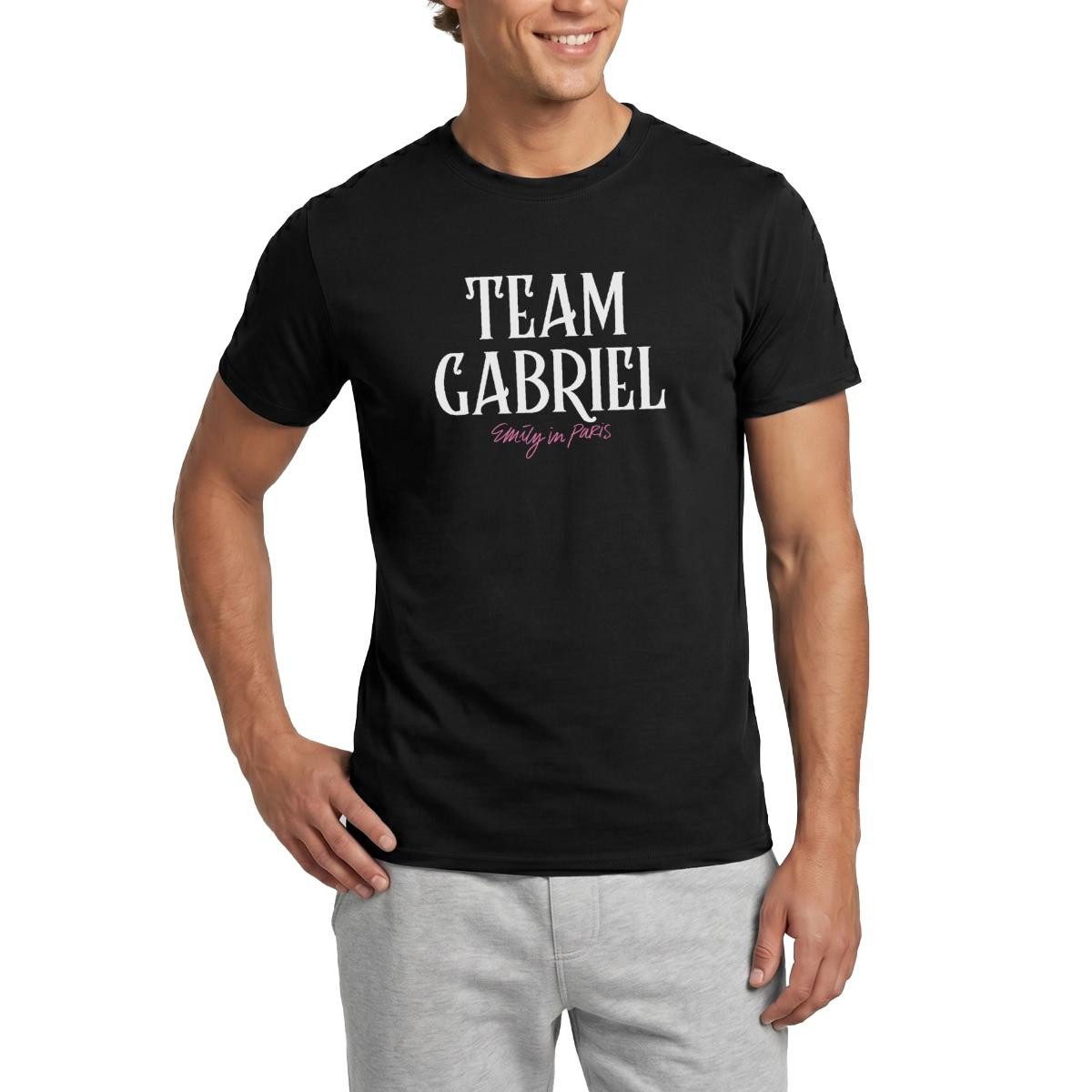 Spreadshirt T-Shirt Emily In Paris Team Gabriel Männer T-Shirt (1-tlg)
