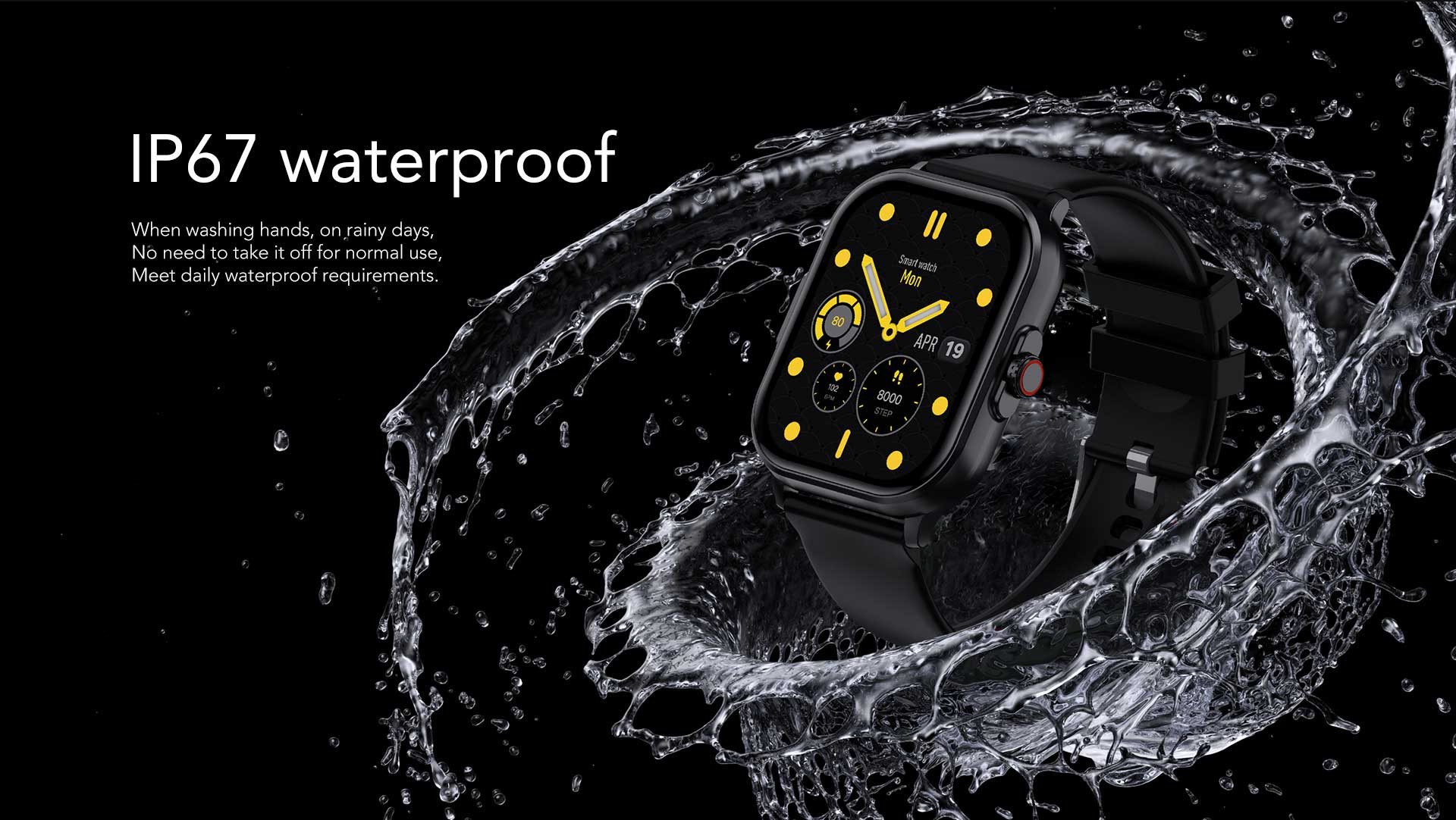 Zevelora Damen's IP67 Wasserdicht Fitness-Tracker Smartwatch (2.01 Zoll, Android / iOS), mit Herzfrequenzsensor, SpO2, Schrittzähler 15 Sportmodi und GPS