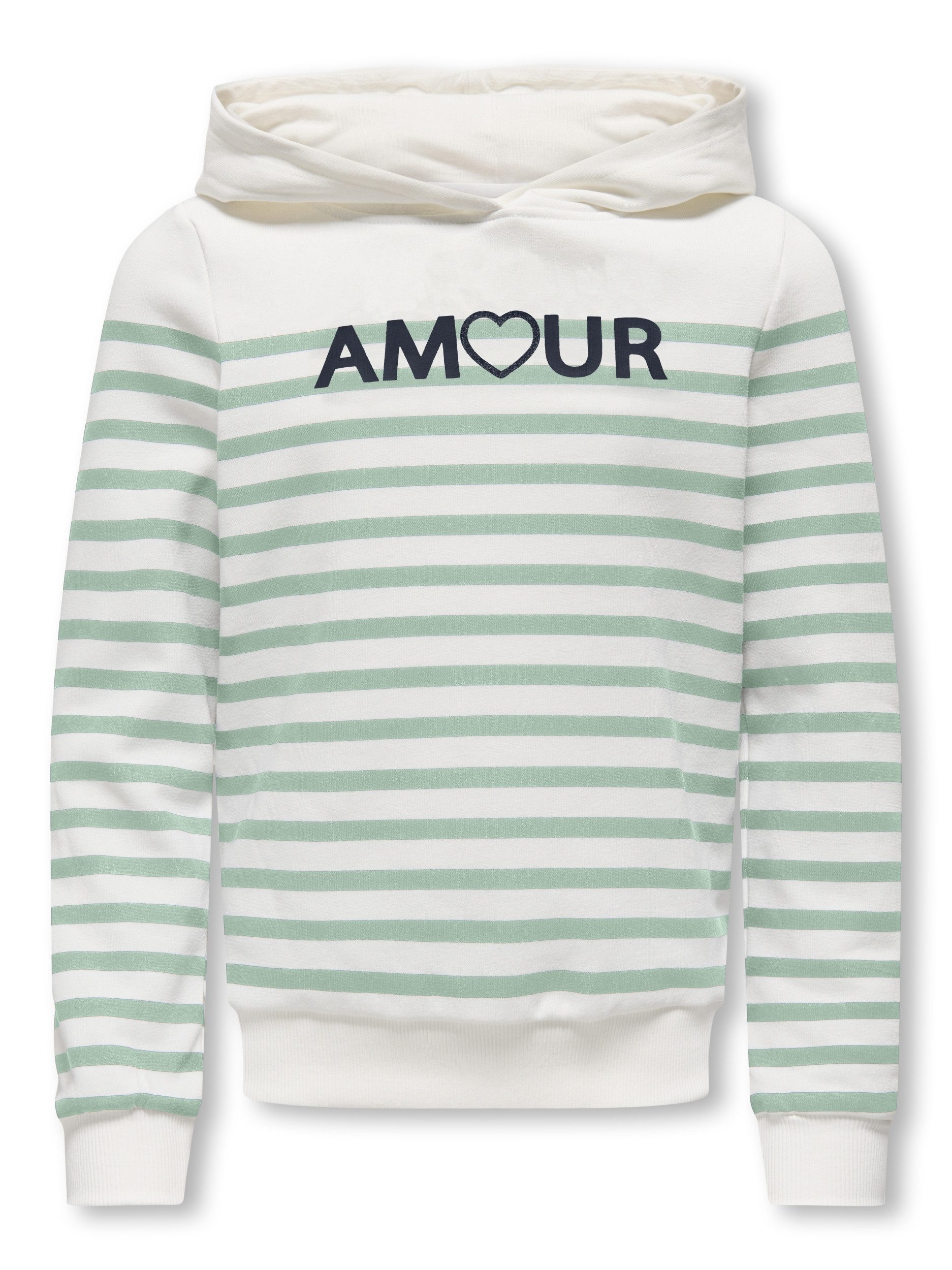 ONLY Sweatshirt KOGADELLE-AMOUR L/S STRIPE HOOD FR