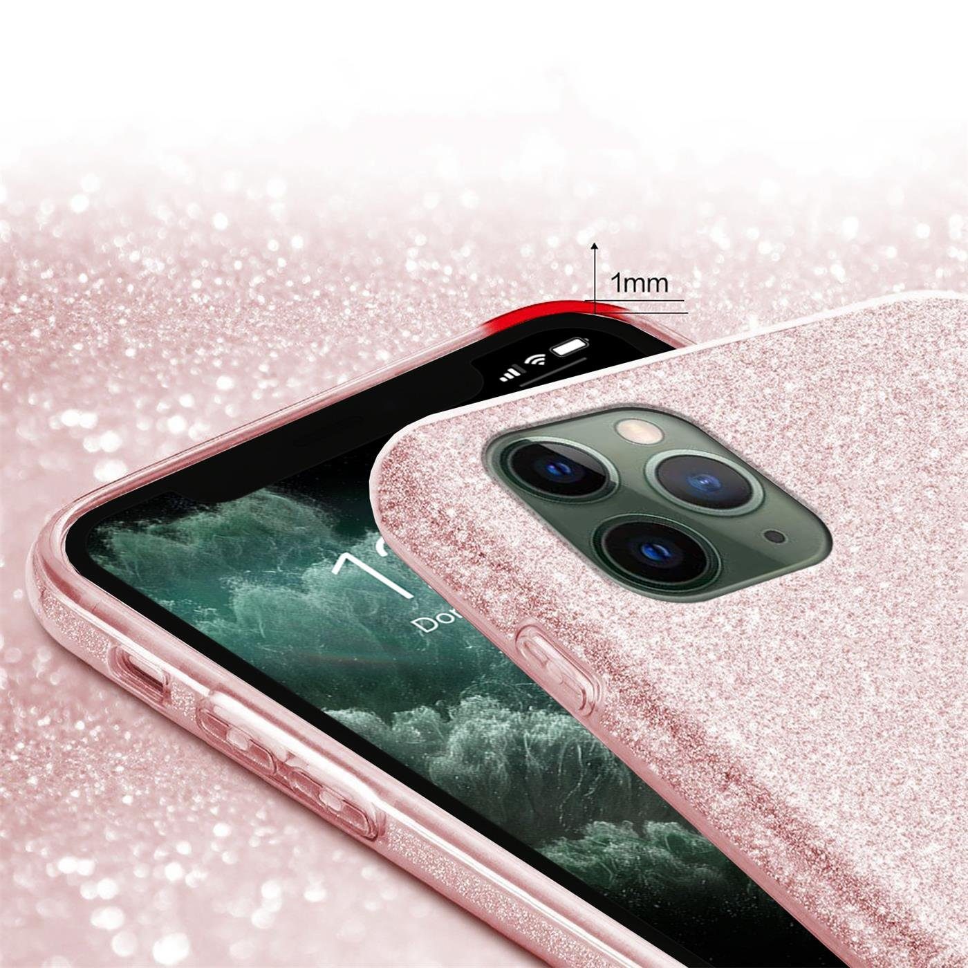 CoolGadget Handyhülle Glitzer Glamour Hülle für Apple iPhone 11 Pro Max 6,5 Zoll, Slim Case mit Glossy Effect Schutzhülle für iPhone 11 Pro Max Hülle