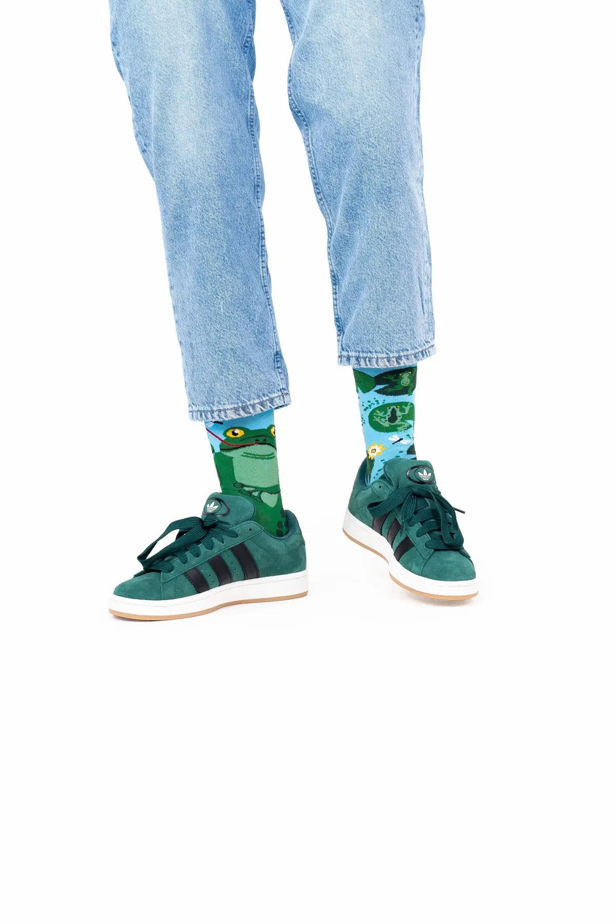 Many Mornings Freizeitsocken Many Mornings Socken Froggy Frog (1 Paar, 1-Paar, 1 Paar) immer ein dismatching Paar
