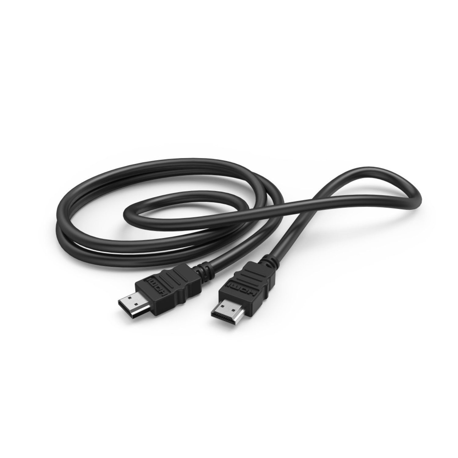 Thomson High Speed HDMI-Kabel 1,5m Schwarz Video-Kabel, HDMI, (150 cm), 3D HD-TV Full-HD TV 1080p PC