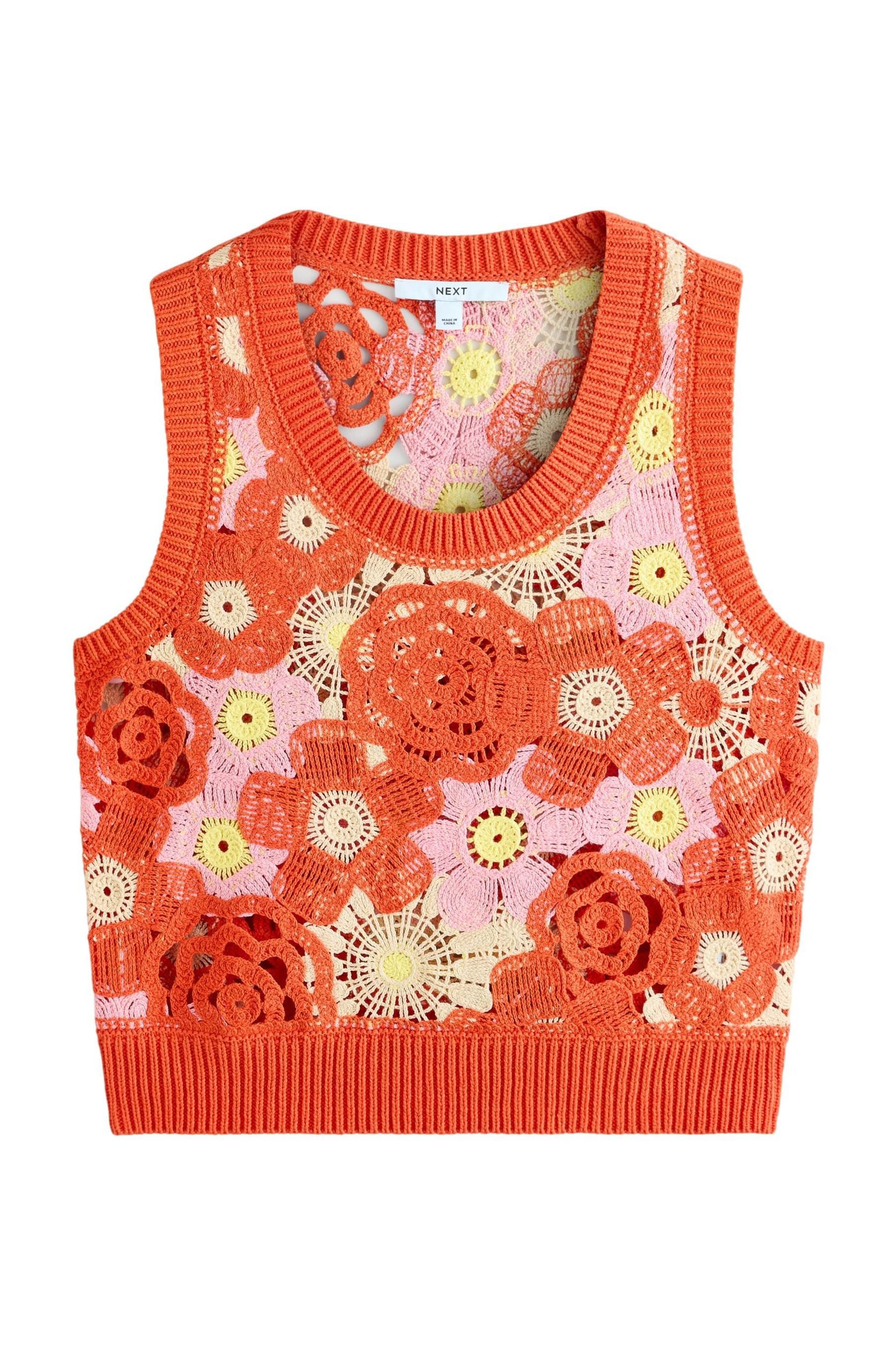 Next Pullunder Häkel-Tanktop mit Blumenmuster (1-tlg) günstig online kaufen
