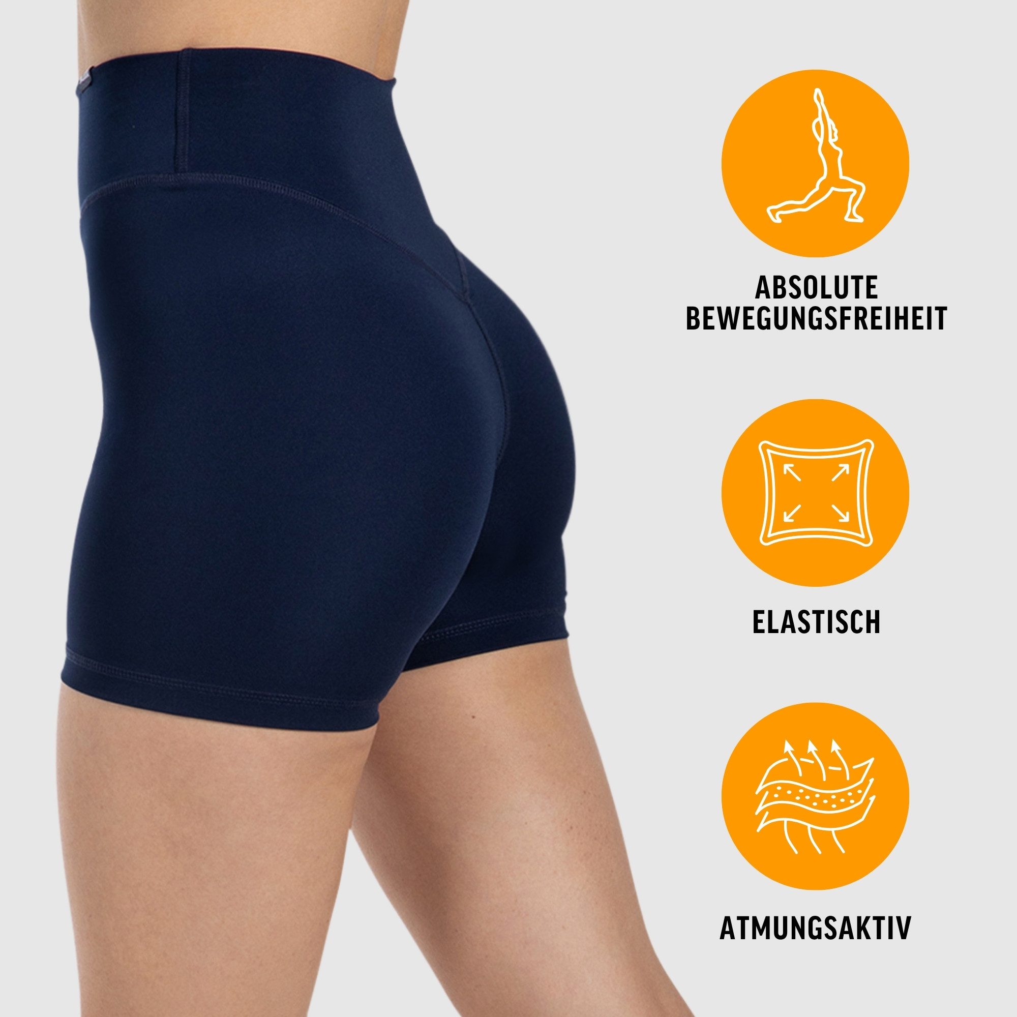 Smilodox Shorts SoftFeel Lavina, High Waist Yogashorts, atmungsaktiv & 4-We günstig online kaufen