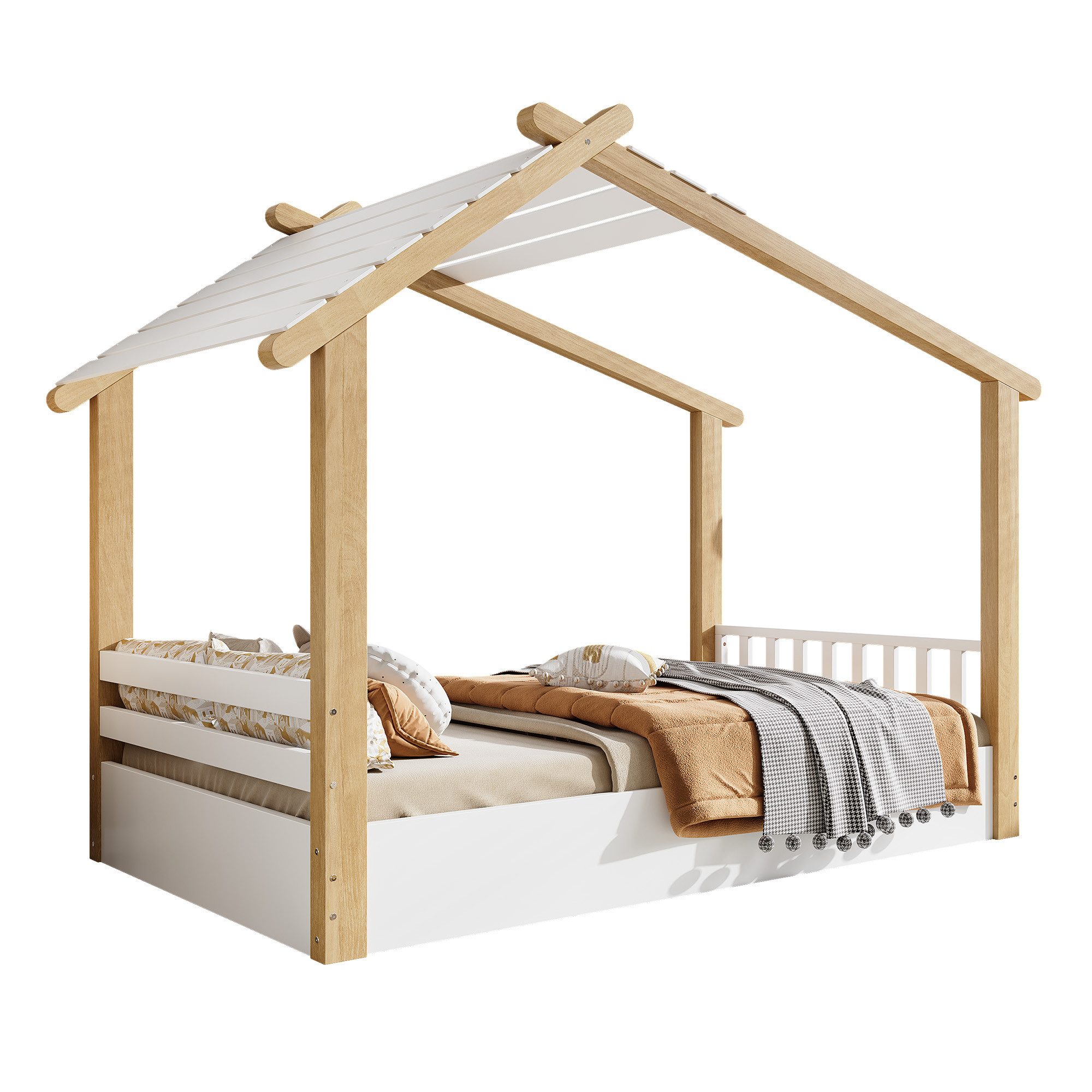 Hausbett mit Lattenrost