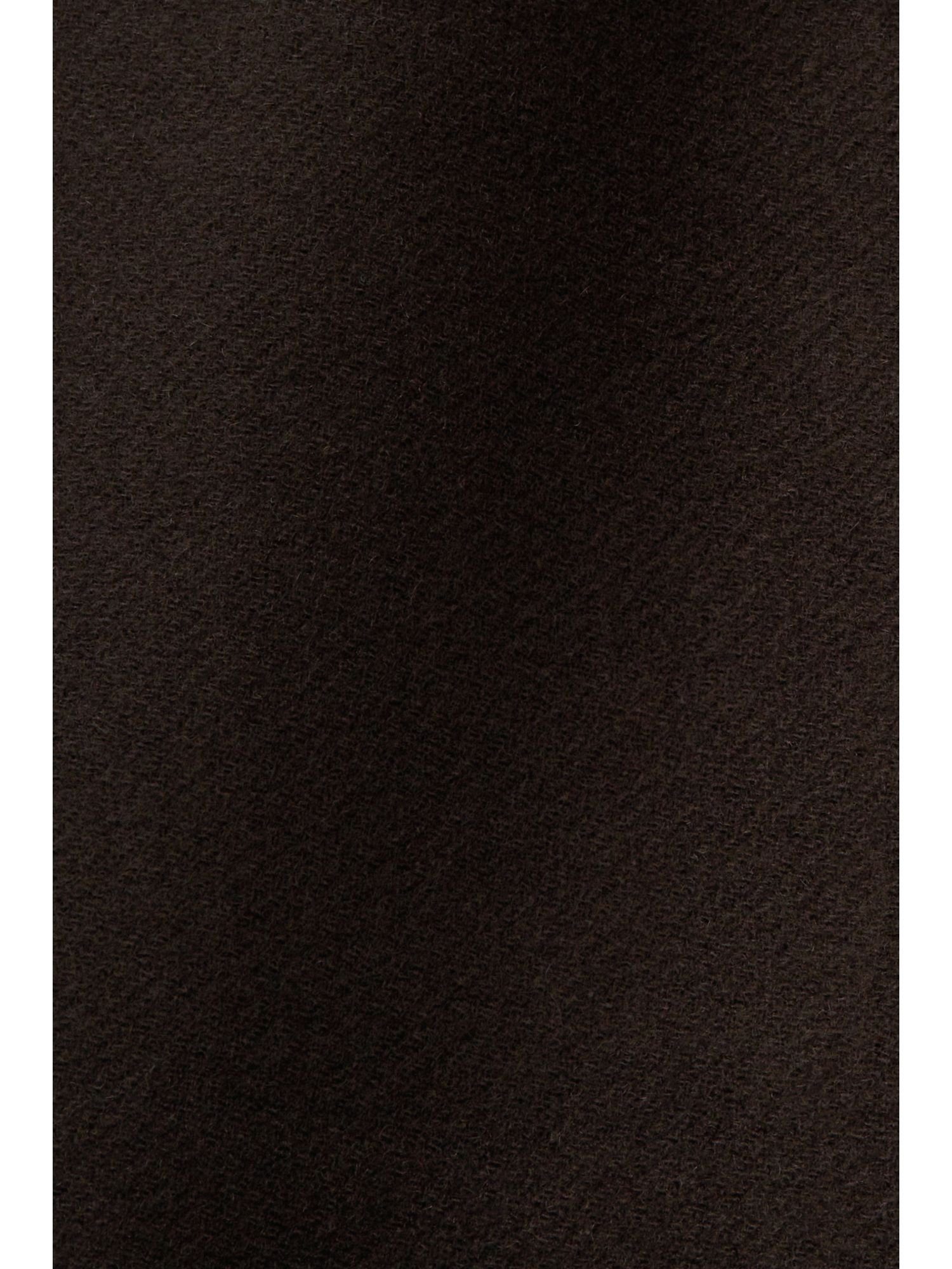 Langmantel Collection Coat Mac KHAKI aus Esprit Wolle DARK