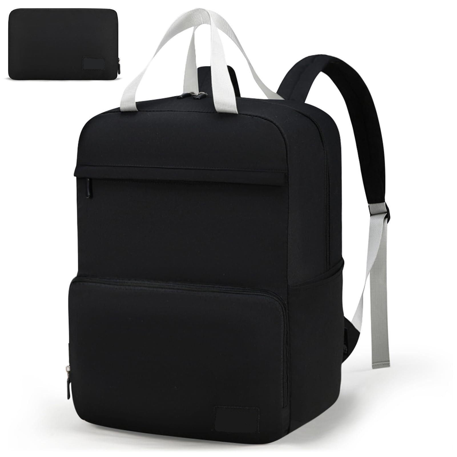 Valigia Per Scarpe Rayen 35x32x17cm - Nero, Tessuto Resistente, Trasparente Interno - Foto 6