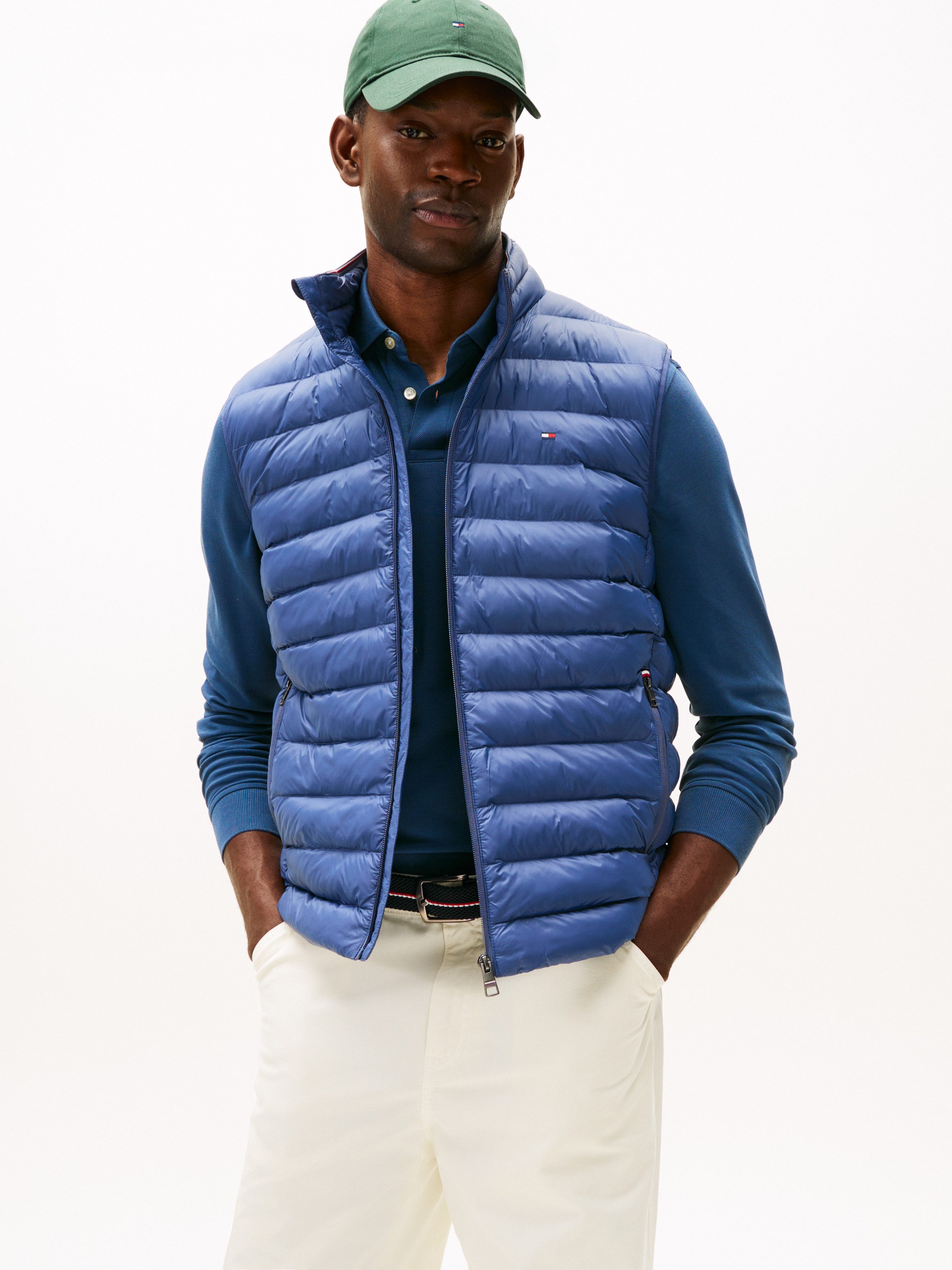 Tommy Hilfiger Steppweste PACKABLE RECYCLED VEST mit Logostickerei günstig online kaufen