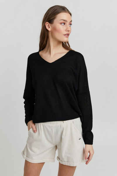 OXMO V-Ausschnitt-Pullover Katla