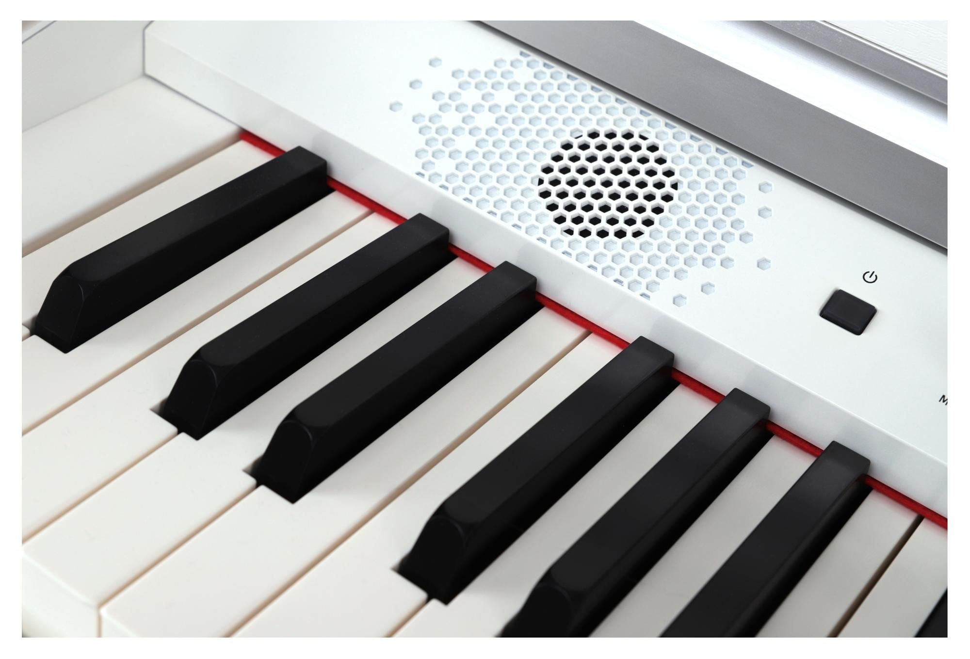 Classic Cantabile Digitalpiano DP-A 610 E-Piano - 88 Tasten mit Graded Hammer-Tastatur, 1200 Voices, USB MIDI, Bluetooth, Begleitautomatik, Aufnahmefunktion