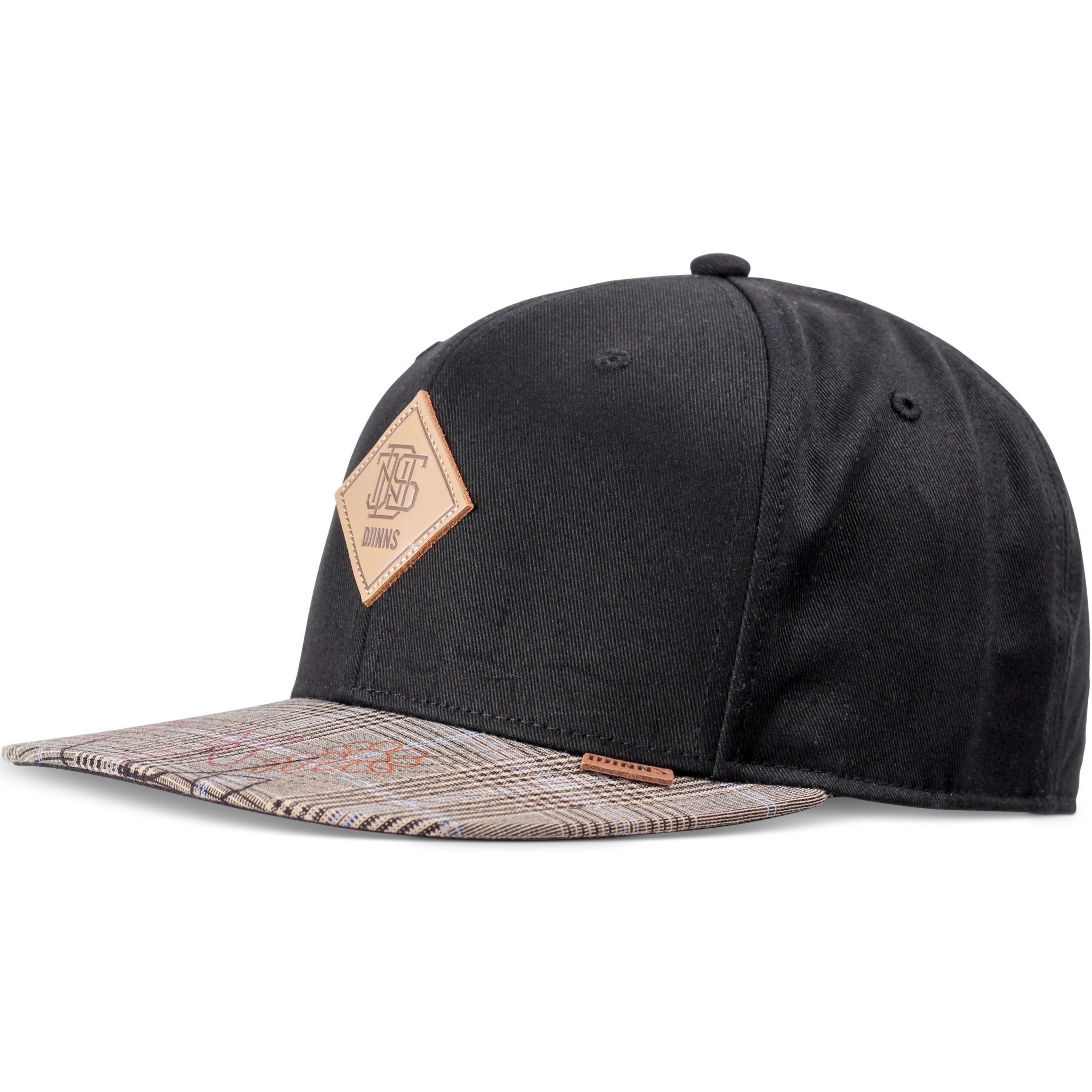 Djinns Snapback Cap Djinns 6 Panel Snapback Cap Crinklecheck (Basecap, Basecap, Snapback Cap)