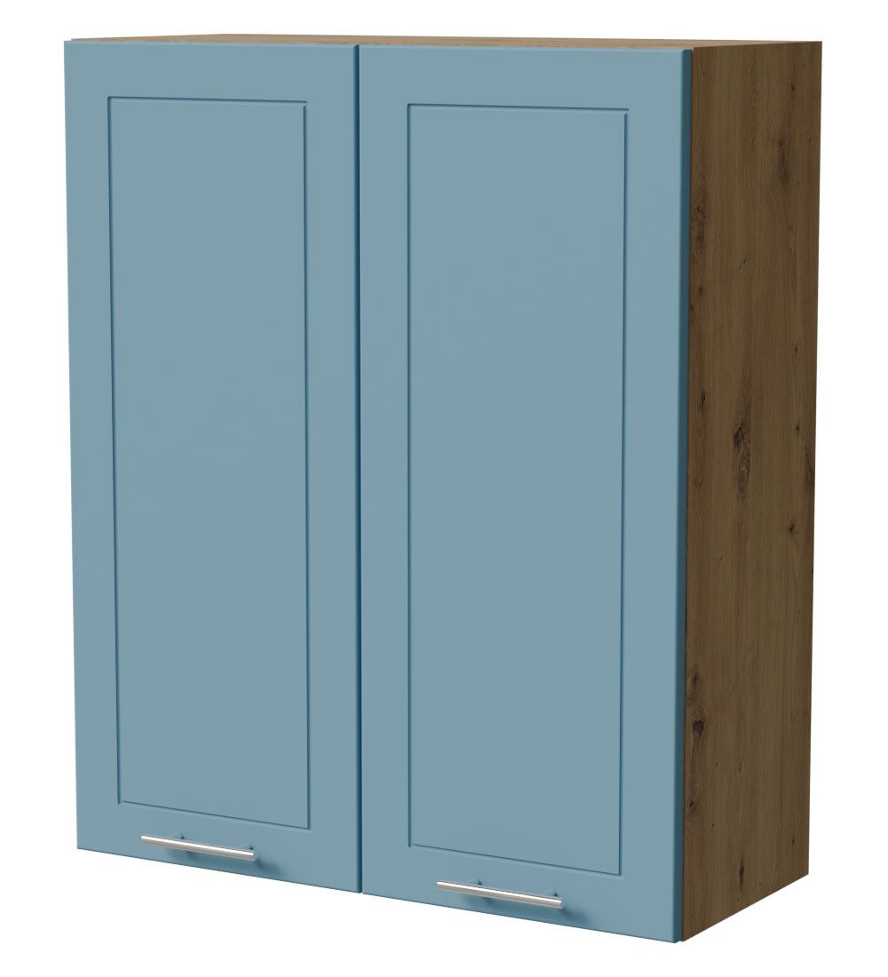 RAL 5024 pastellblau matt | Korpus: Eiche Artisan