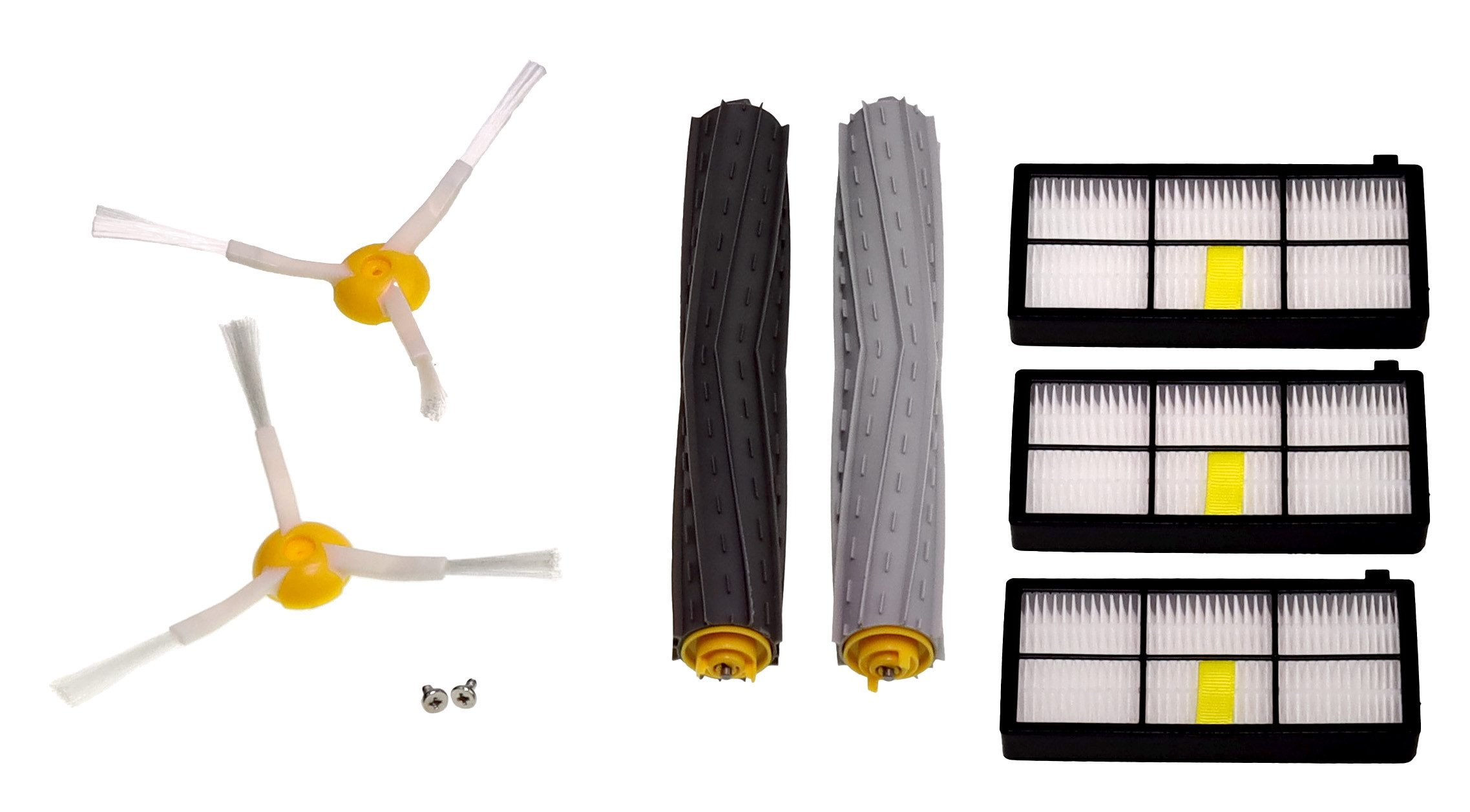 EUROPART Bürste EUROPART 10072608 Bürstenset wie iRobot 4415866 14921 für Roomba Saugr