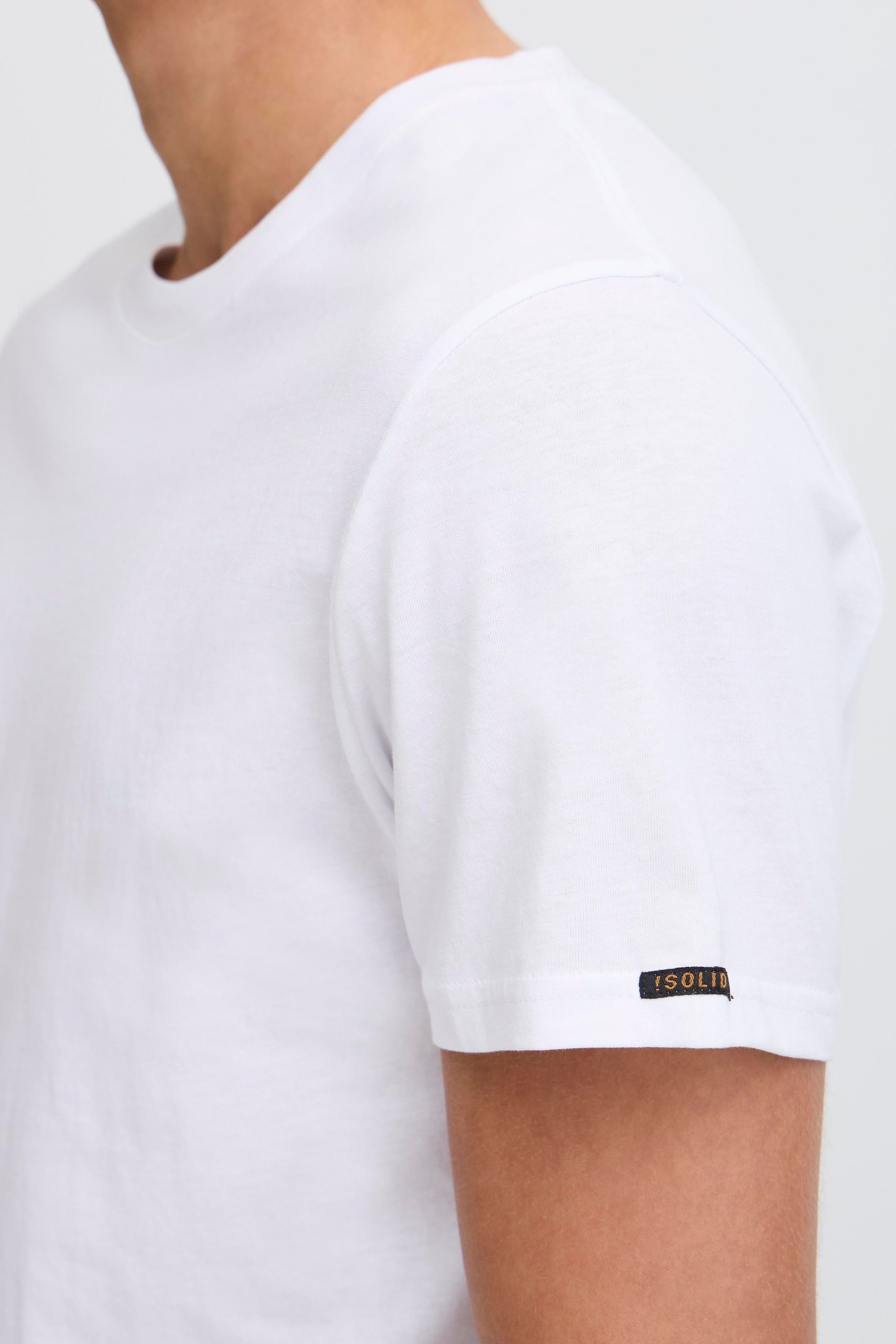 !Solid Rundhalsshirt SDJuan Minimalistisches T-Shirt