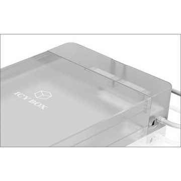 ICY BOX Festplatten-Gehäuse USB 3 Gehäuse für ein 3.5″/2.5″ SATA III Laufwerk, HotSwap-fähig